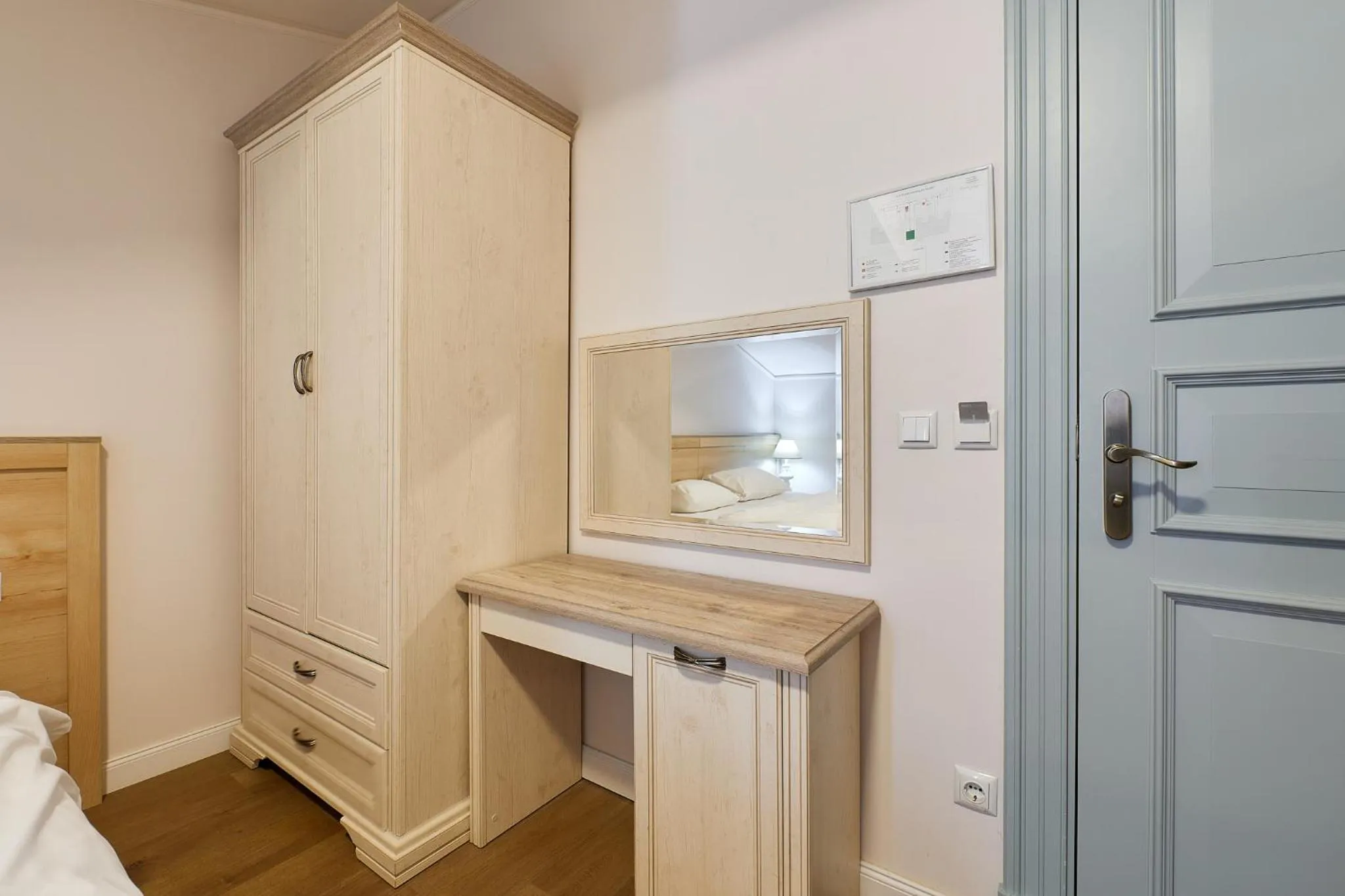 Bed in Stabu Sēta Residence