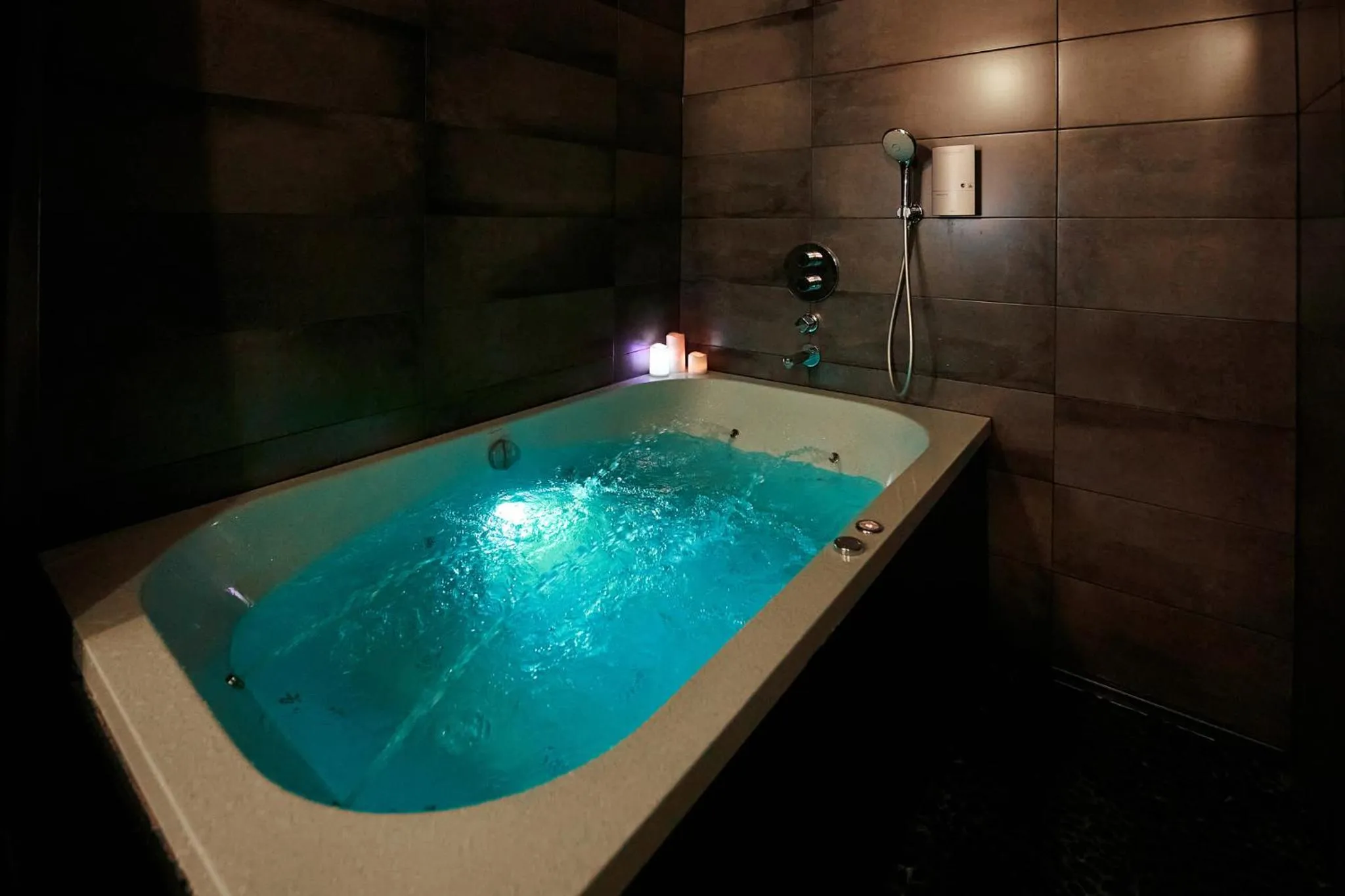 Hot Tub in Stabu Sēta Residence