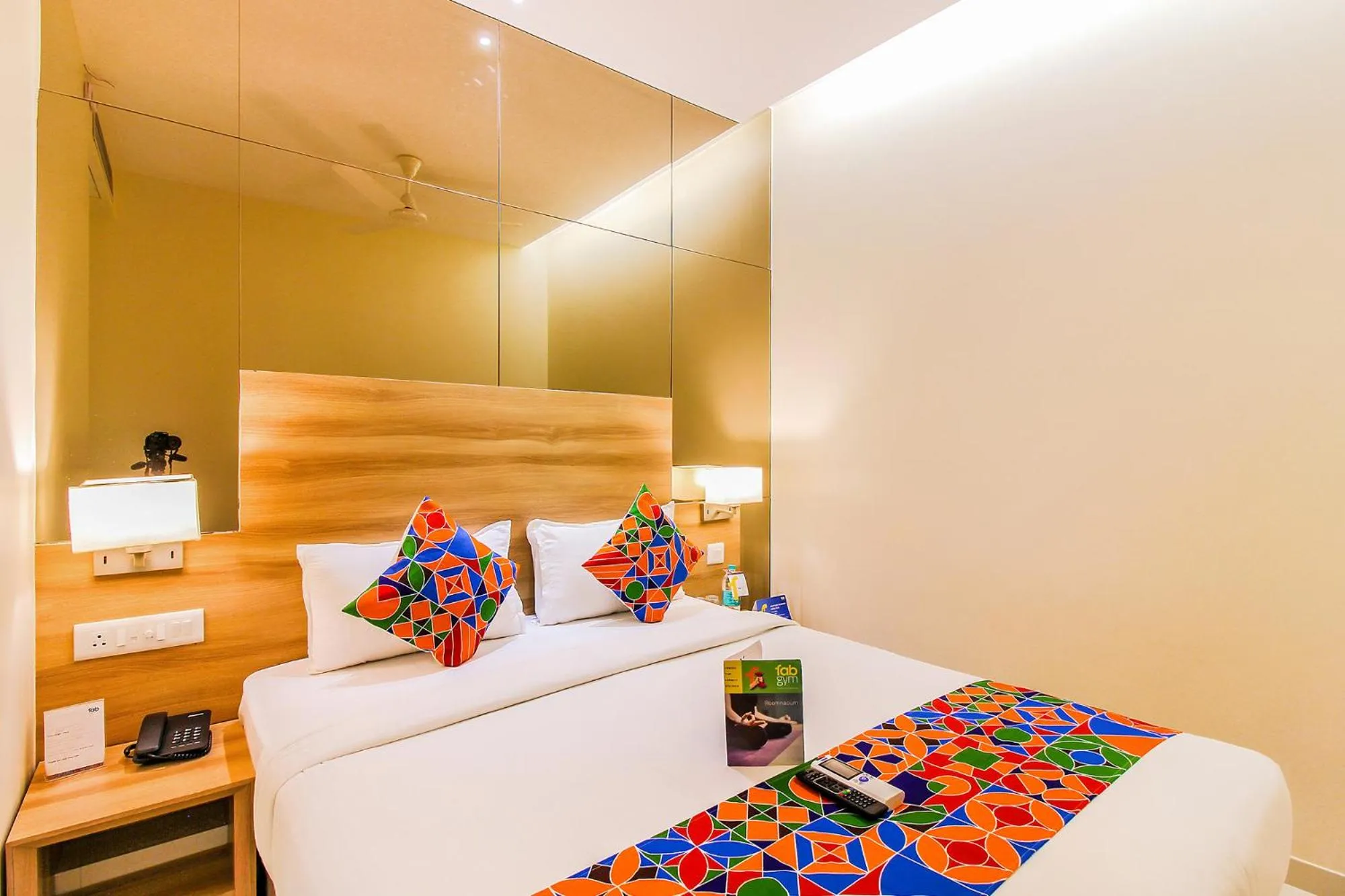 Bed in FabHotel RK International - Nr Mumbai International Airport