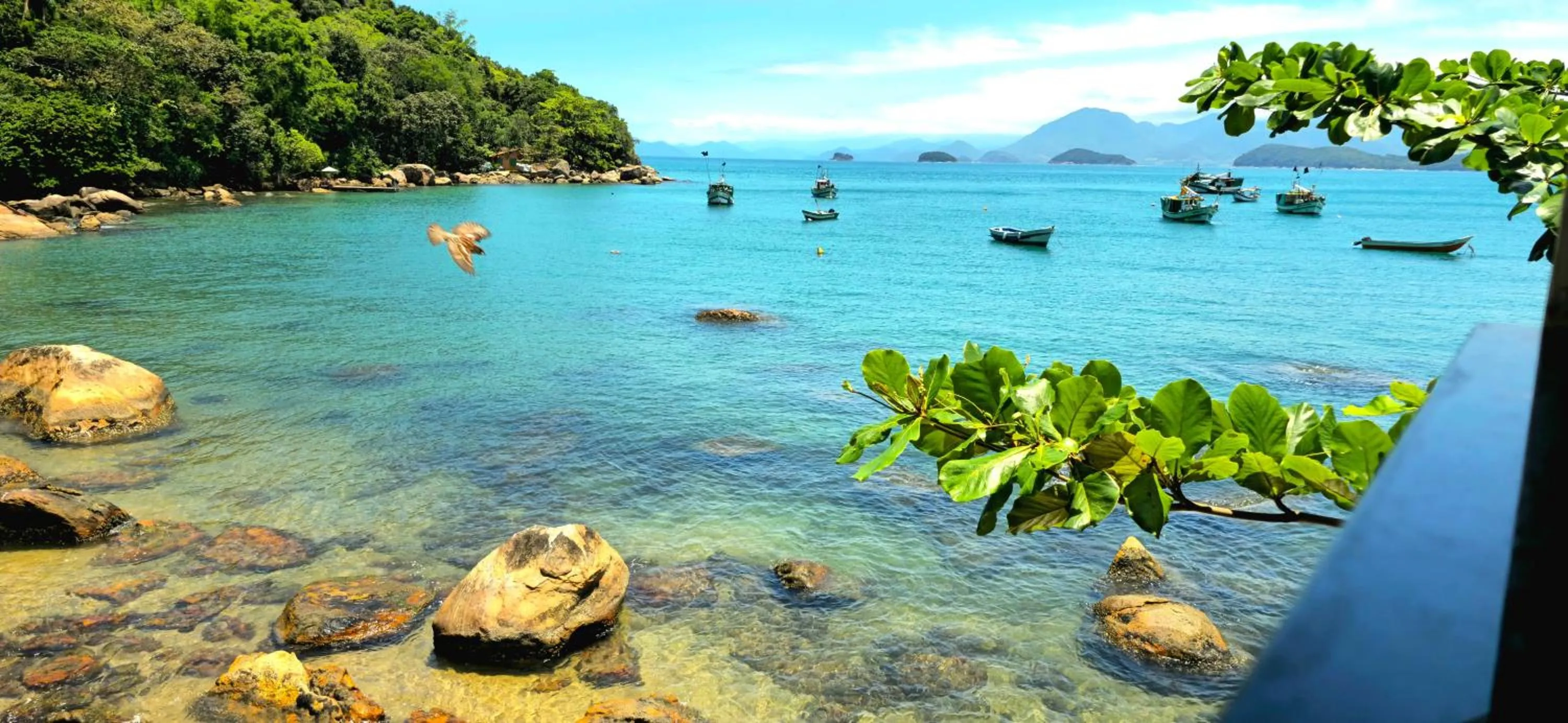 Sea view in Pousada Sobre As Ondas de Picinguaba