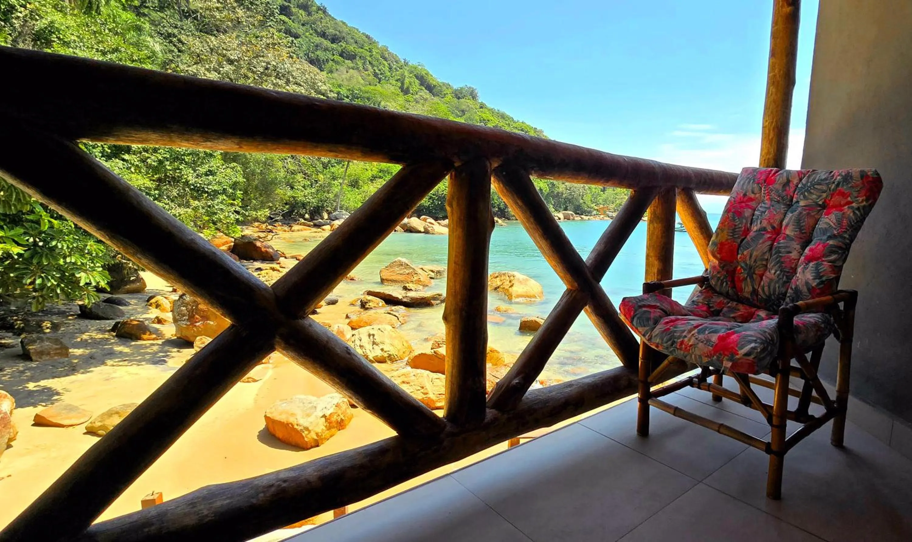 Natural landscape in Pousada Sobre As Ondas de Picinguaba