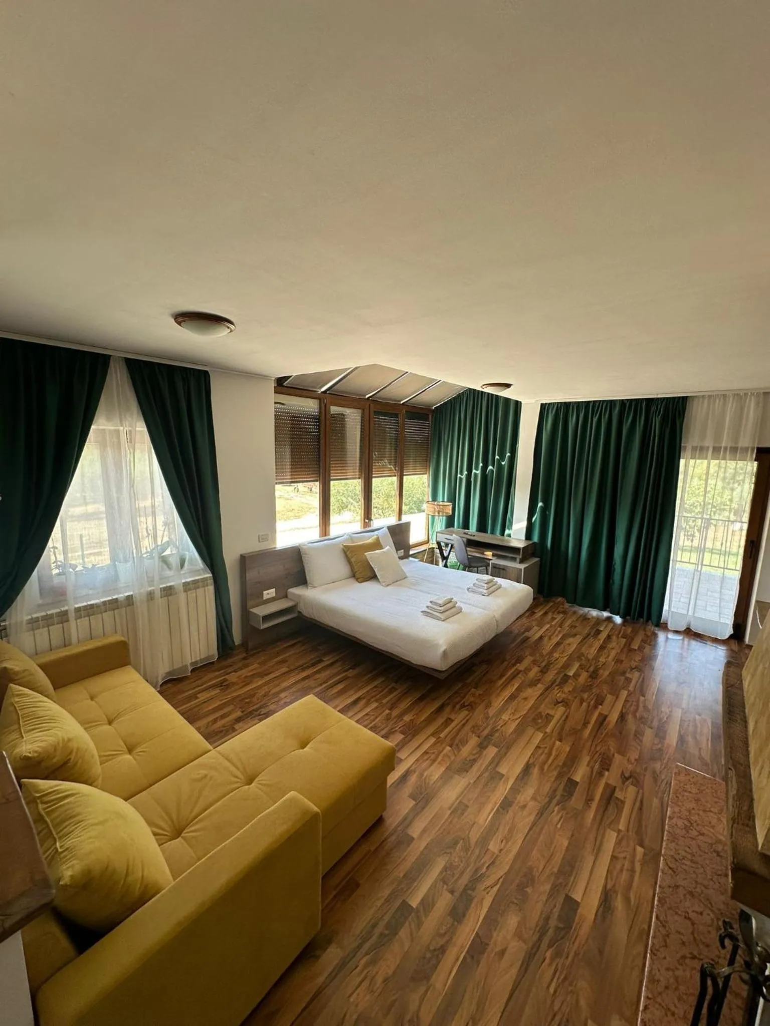 Bedroom in Hotel Natura Vilanija