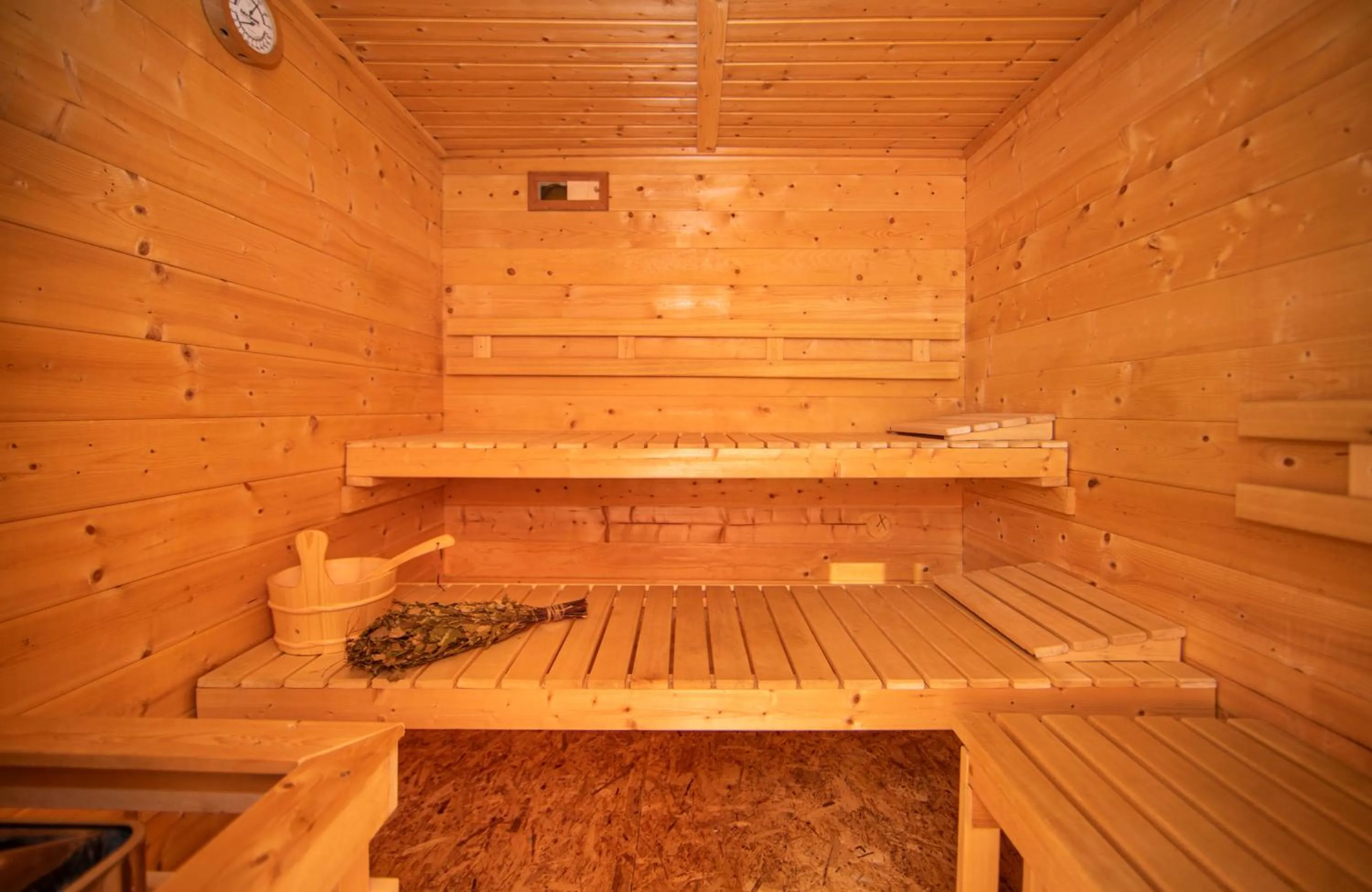 Sauna in Hotel Natura Vilanija