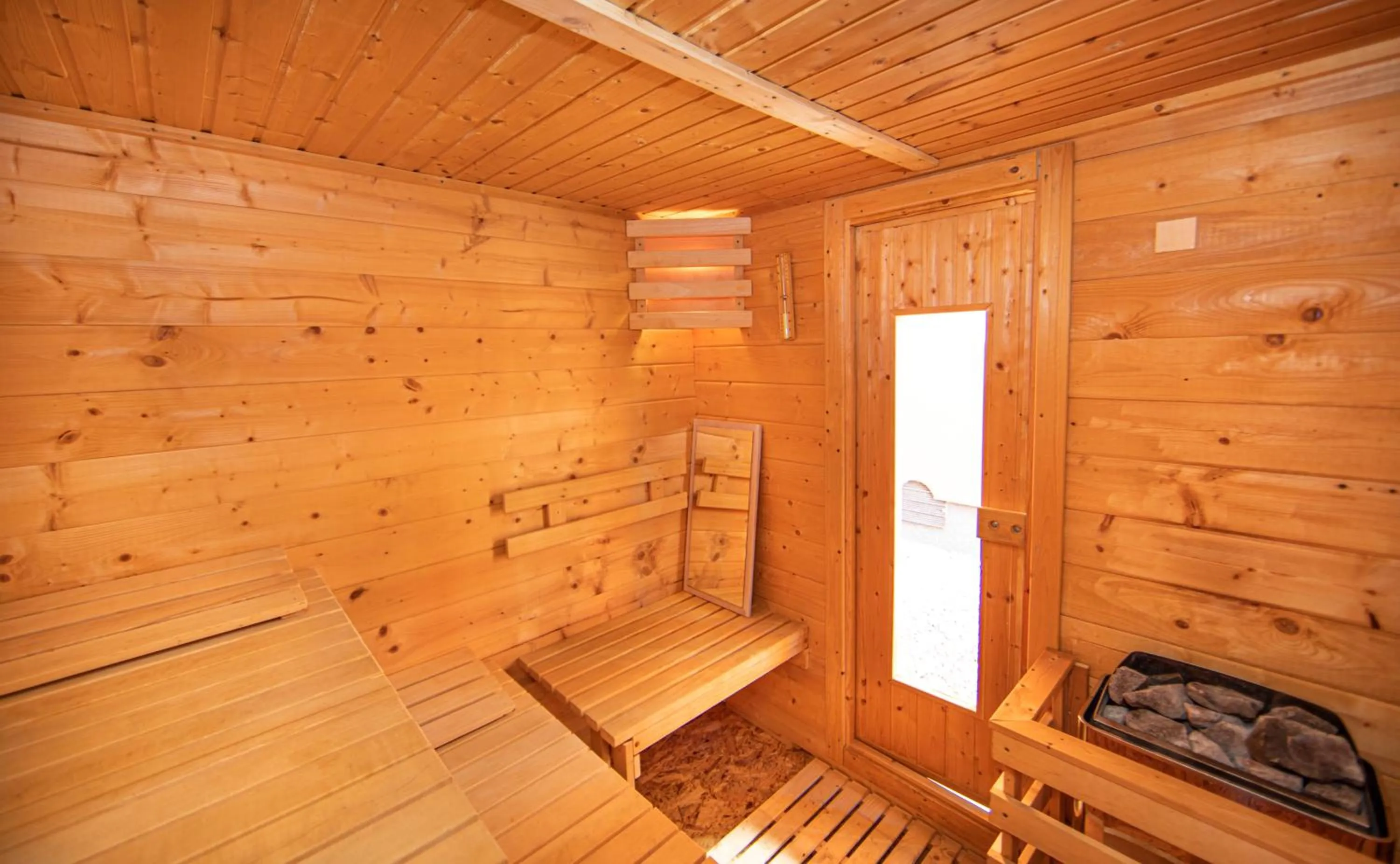 Sauna in Hotel Natura Vilanija