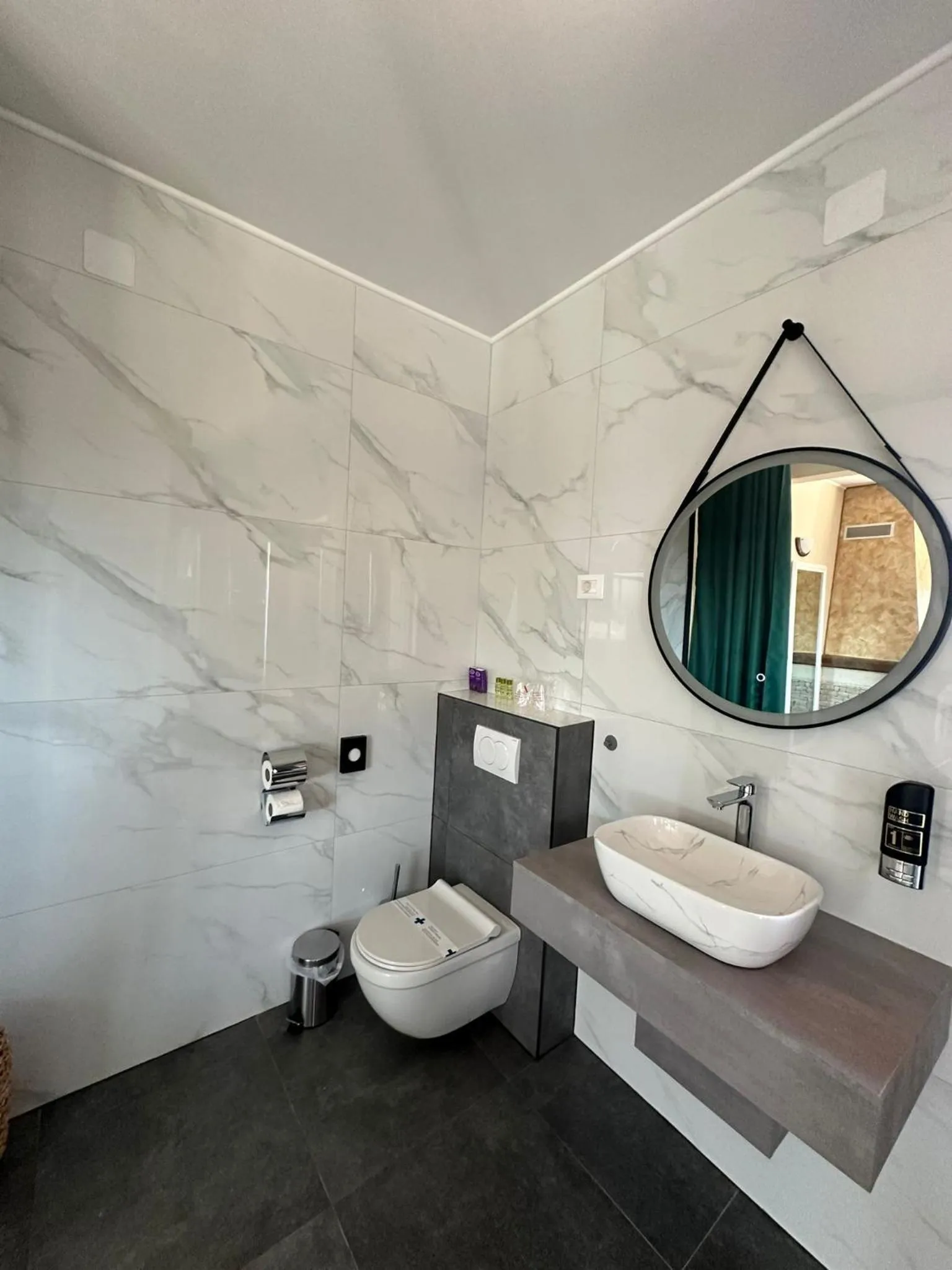 Bathroom in Hotel Natura Vilanija