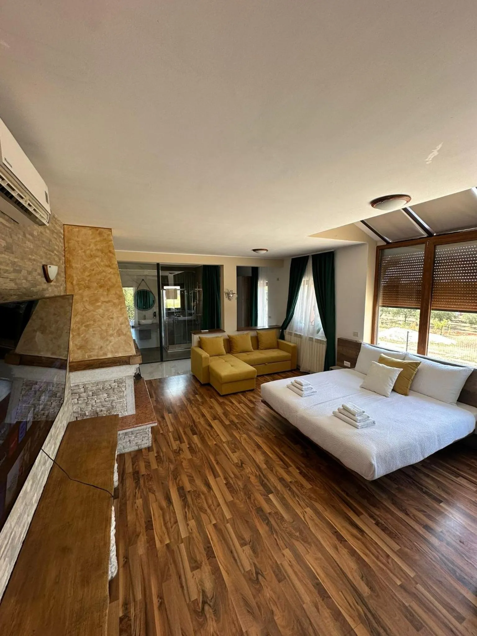 Living room in Hotel Natura Vilanija