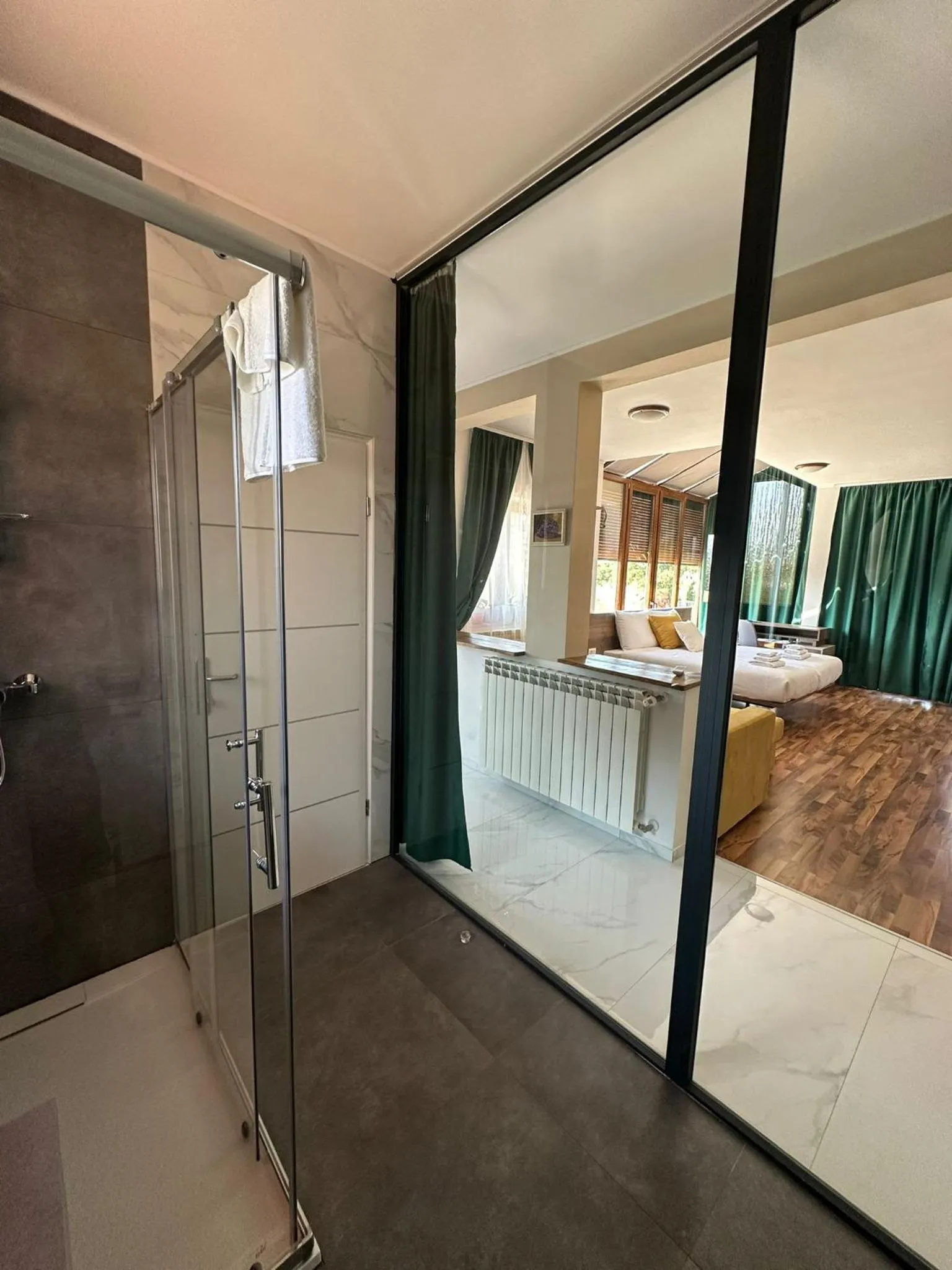 Bathroom in Hotel Natura Vilanija