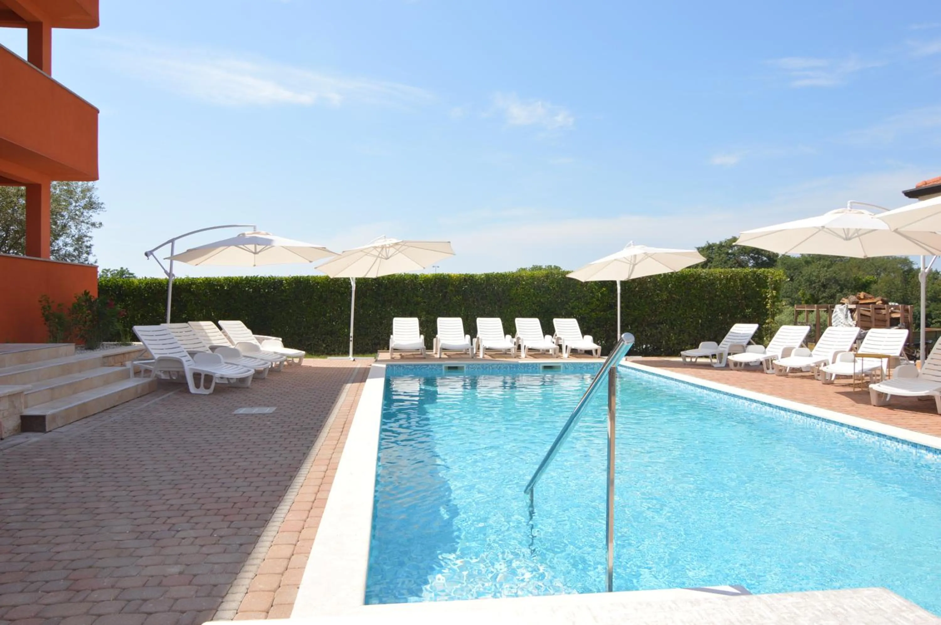 Pool view in Hotel Natura Vilanija
