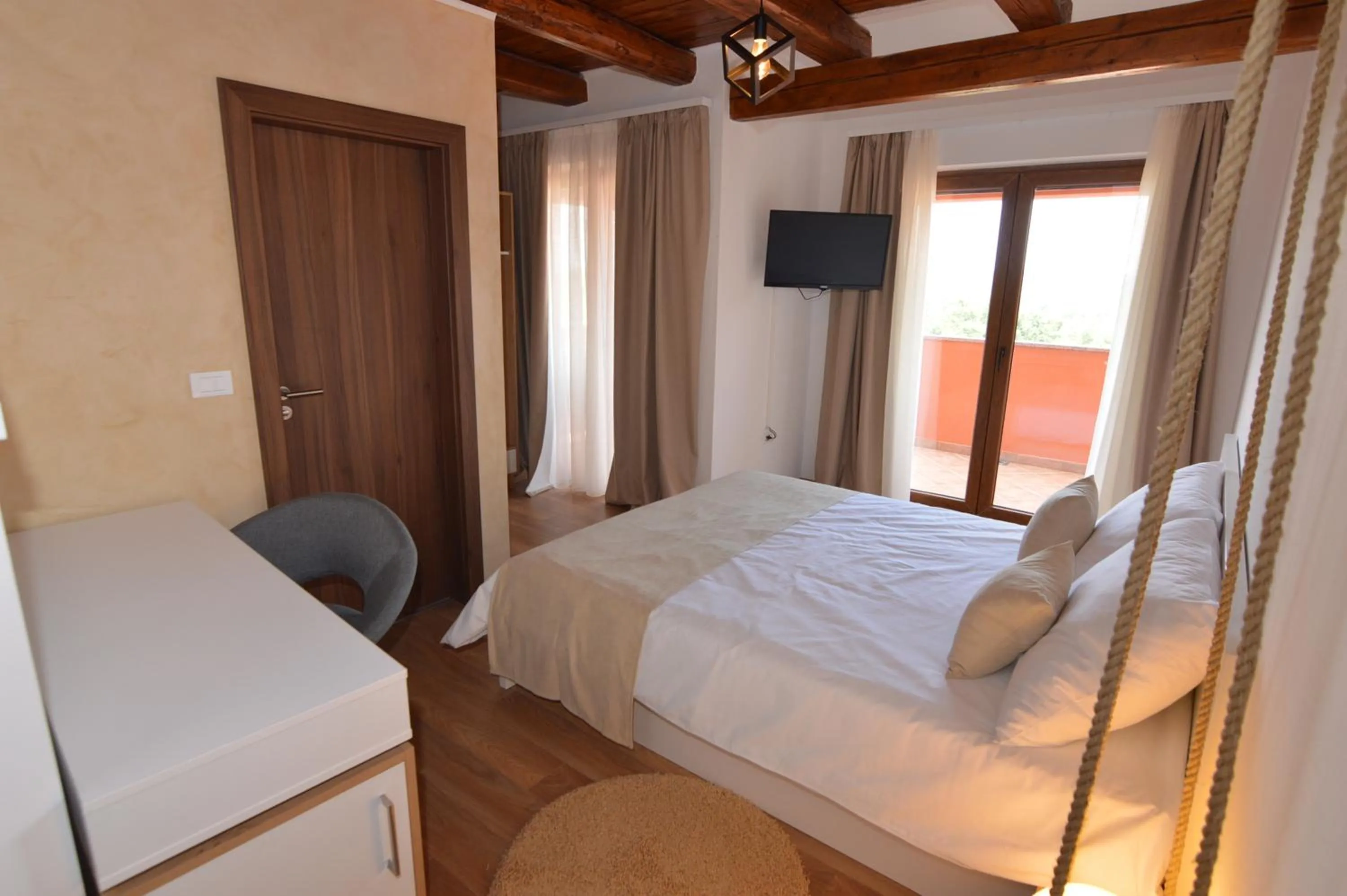 Balcony/Terrace in Hotel Natura Vilanija