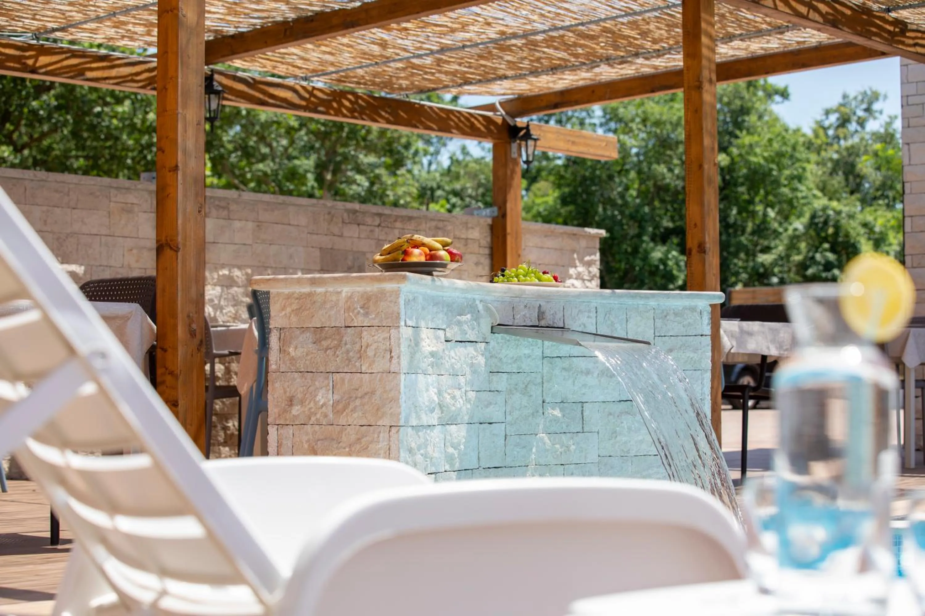 sunbed in Hotel Natura Vilanija