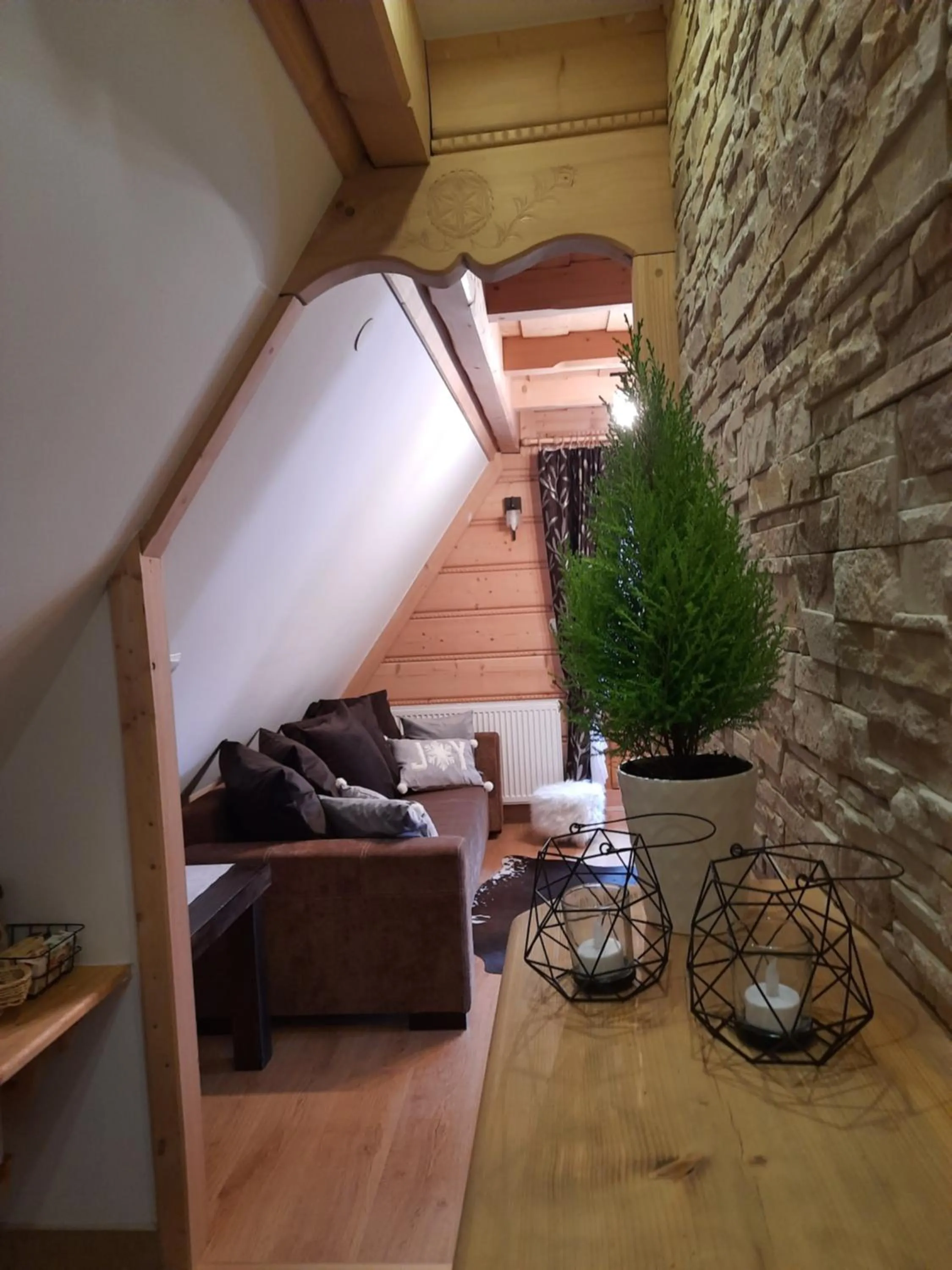 Living room in Willa Płazówka Białczańska