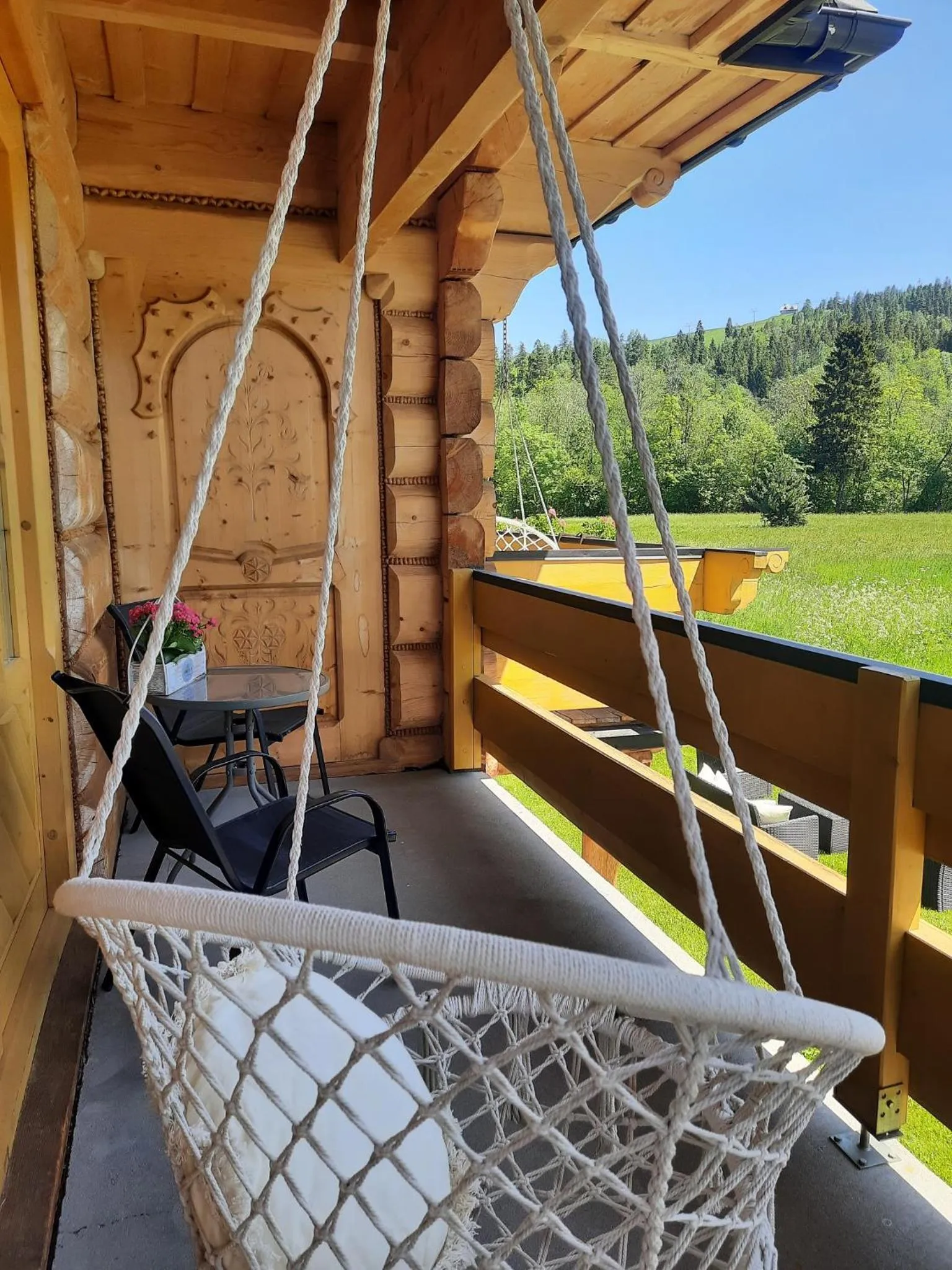 Balcony/Terrace in Willa Płazówka Białczańska