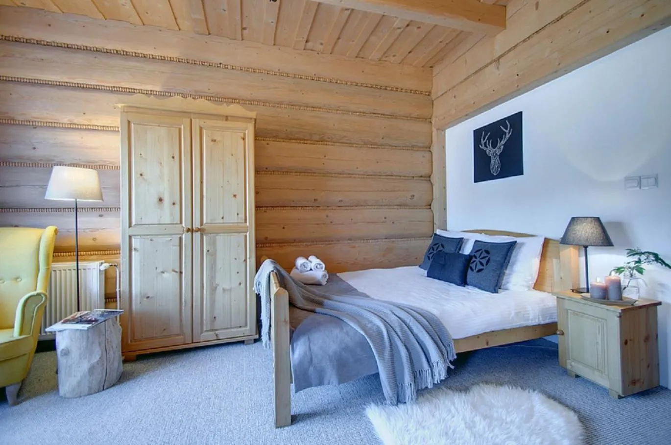 Photo of the whole room, Bed in Willa Płazówka Białczańska