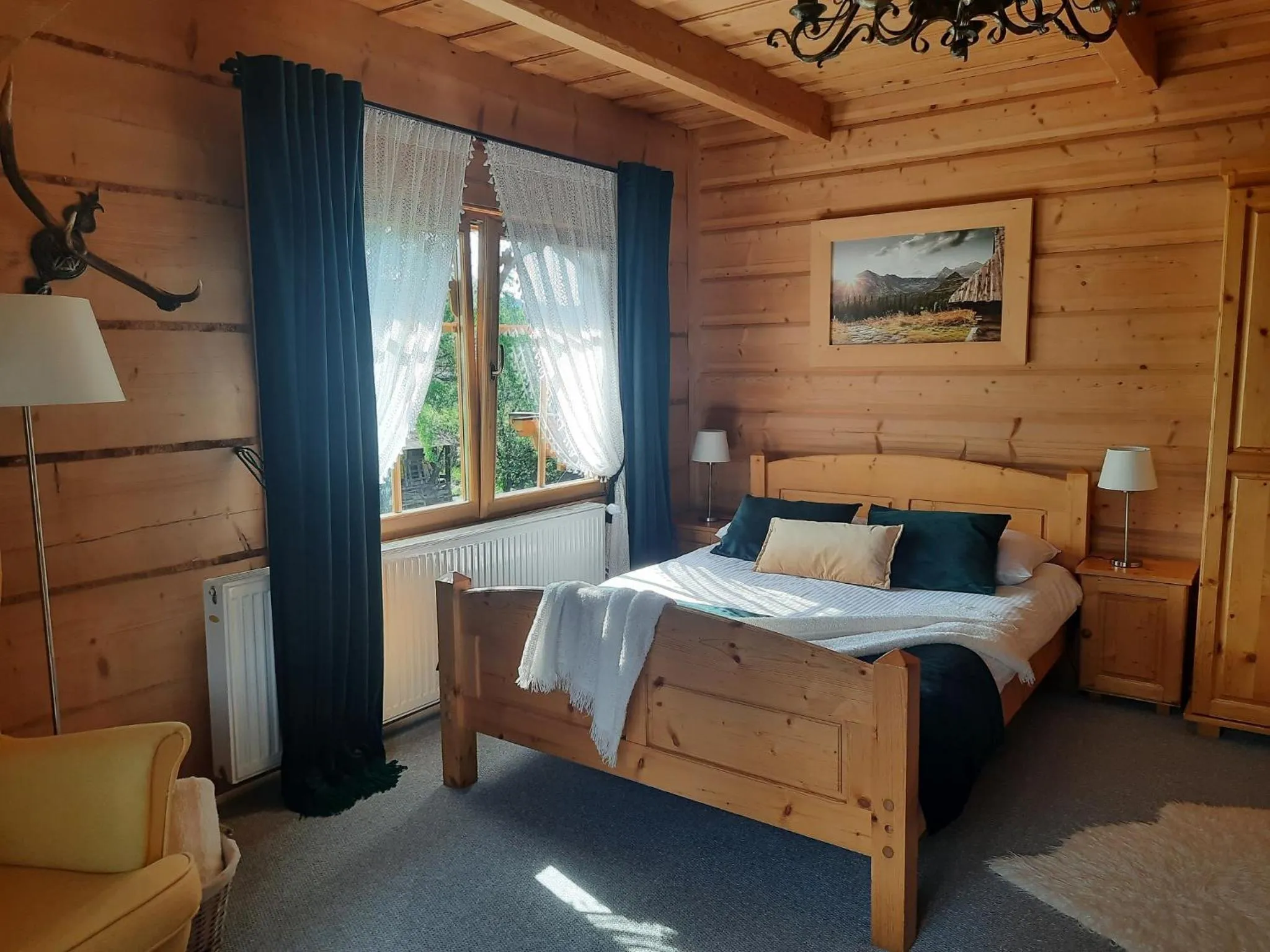 Balcony/Terrace, Bed in Willa Płazówka Białczańska