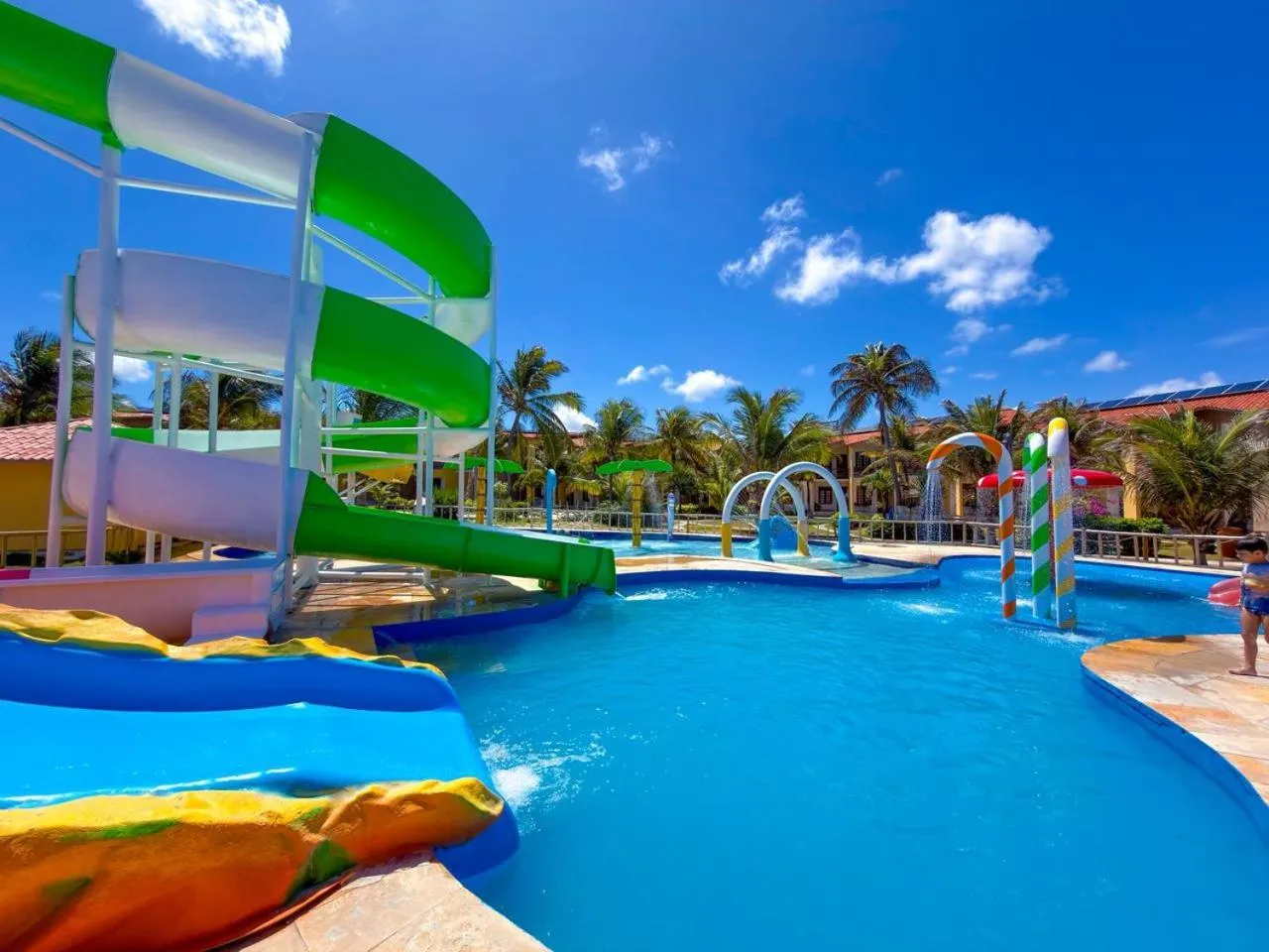 Children play ground in Jangadeiro Praia Hotel Resort - Parque Aquático e Pé na Areia