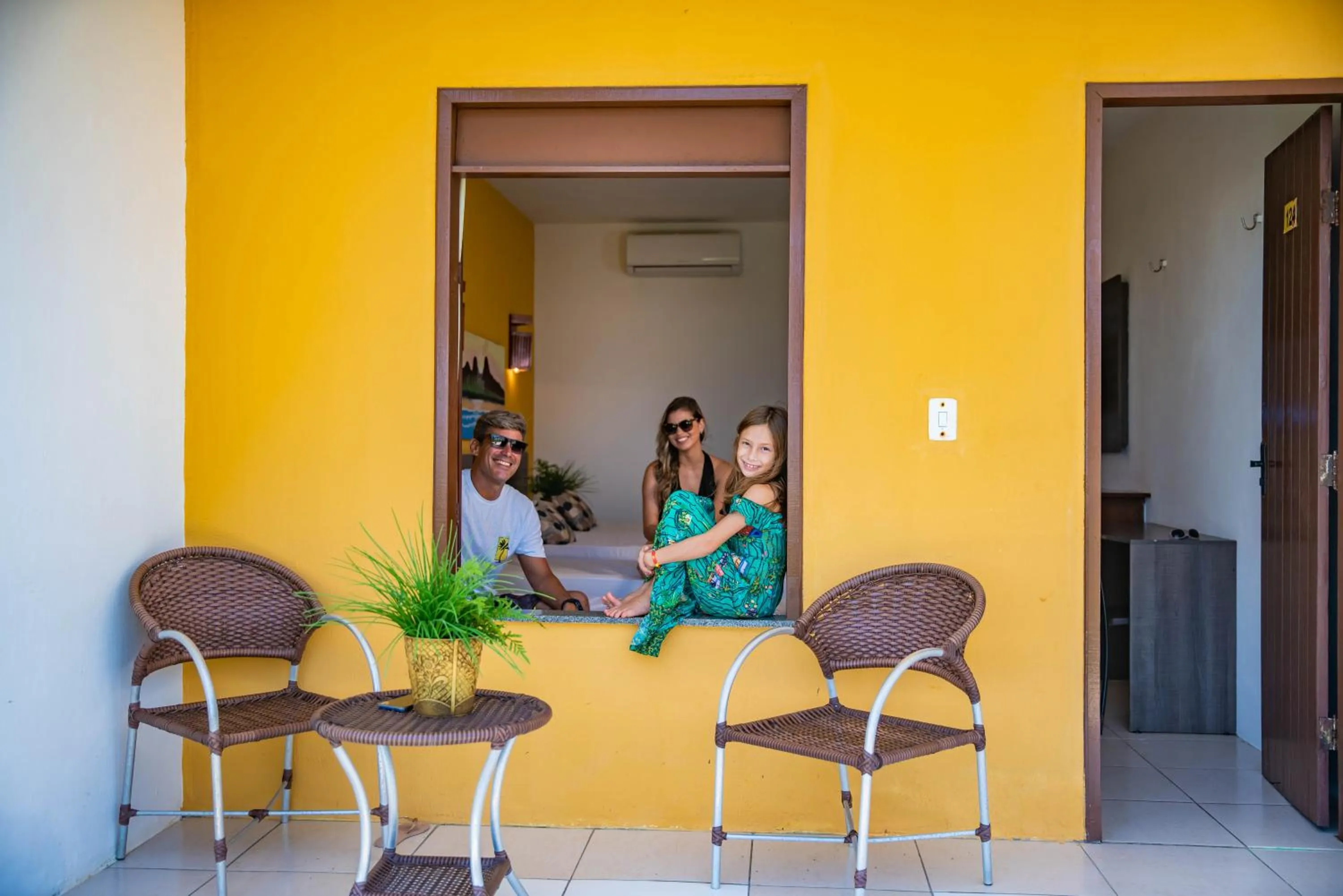 Patio in Jangadeiro Praia Hotel Resort - Parque Aquático e Pé na Areia