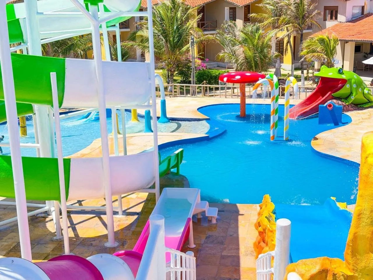 Children play ground in Jangadeiro Praia Hotel Resort - Parque Aquático e Pé na Areia