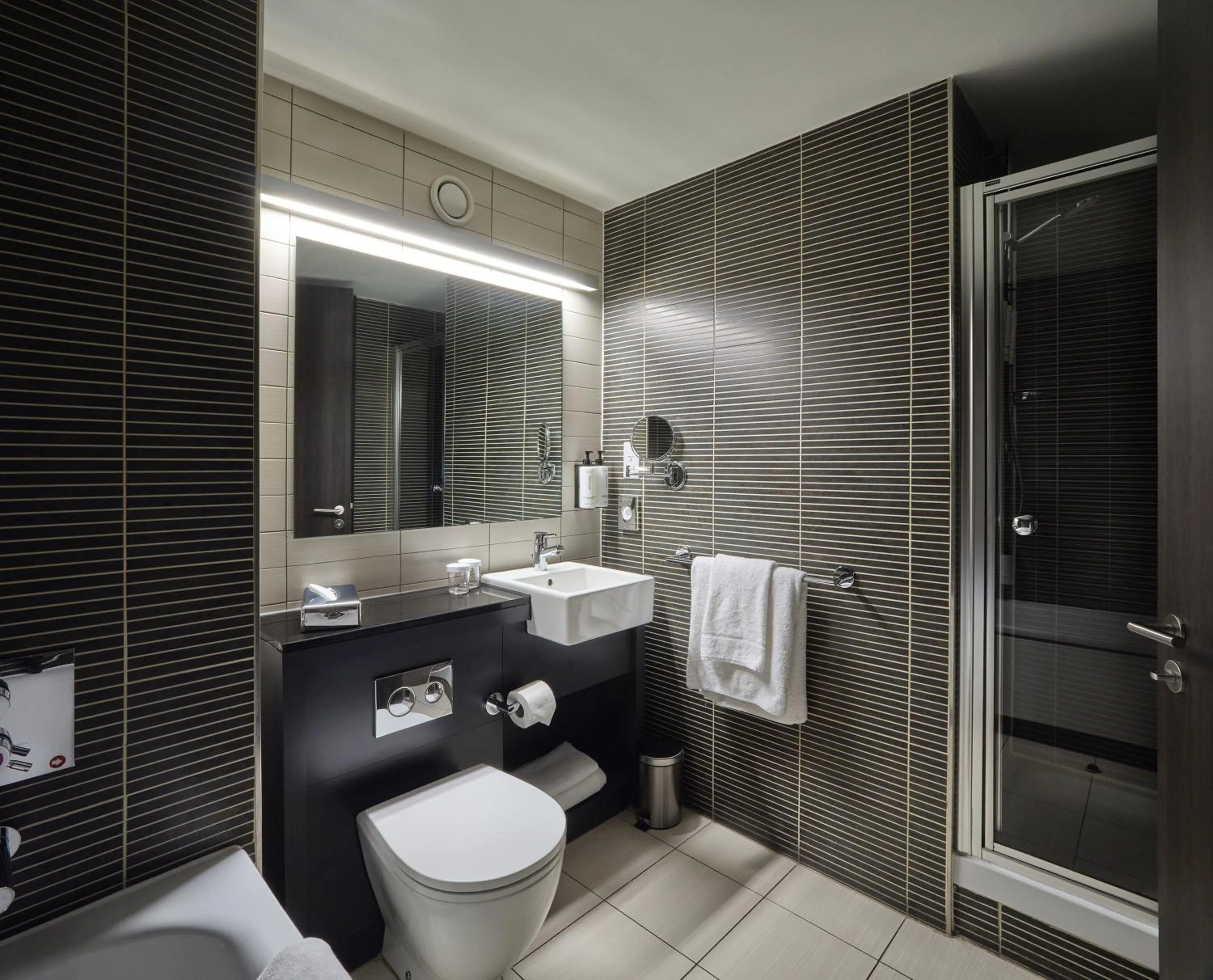 Bathroom in Crowne Plaza Birmingham City by IHG