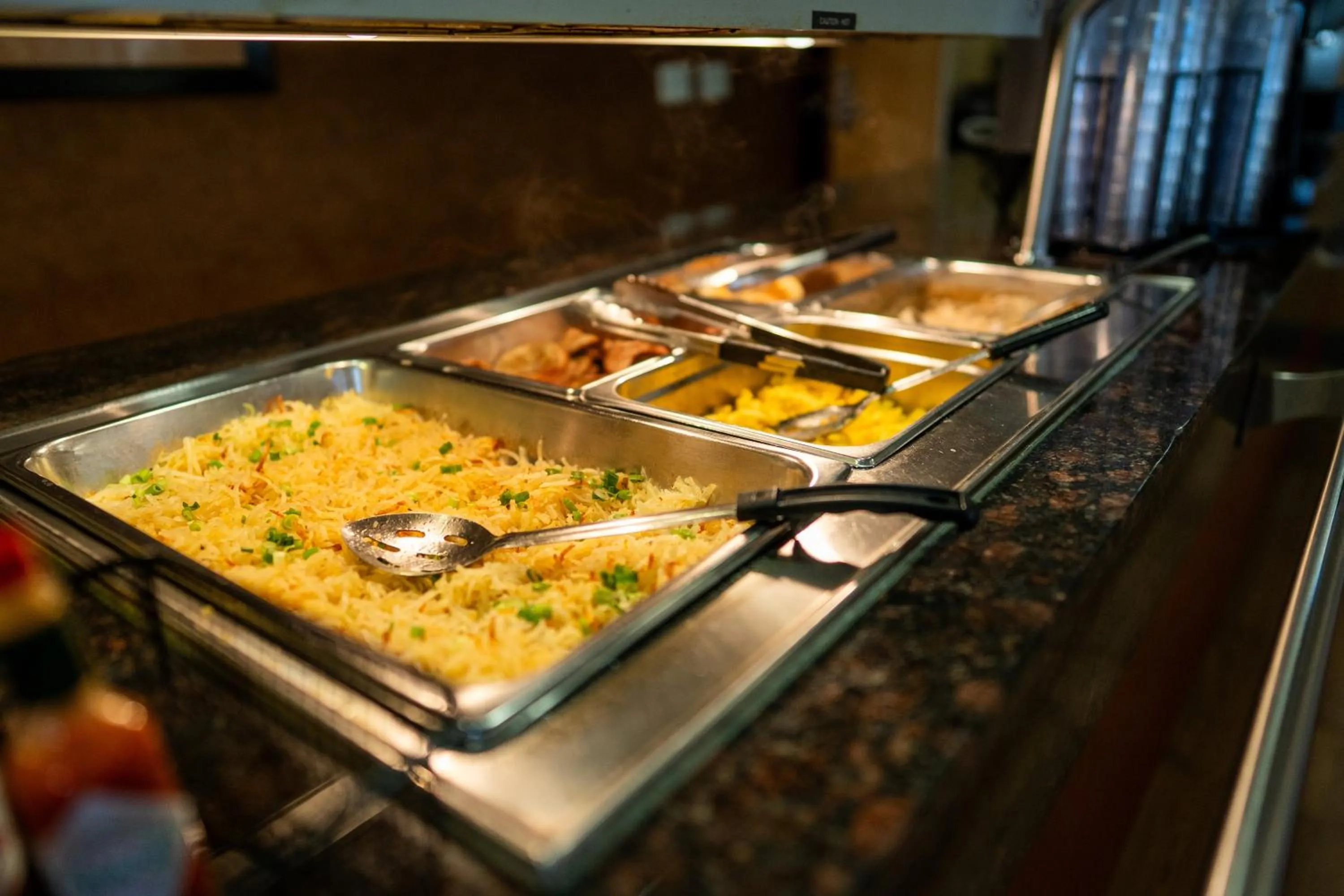 Buffet breakfast in Crystal Inn Hotel & Suites - West Valley City