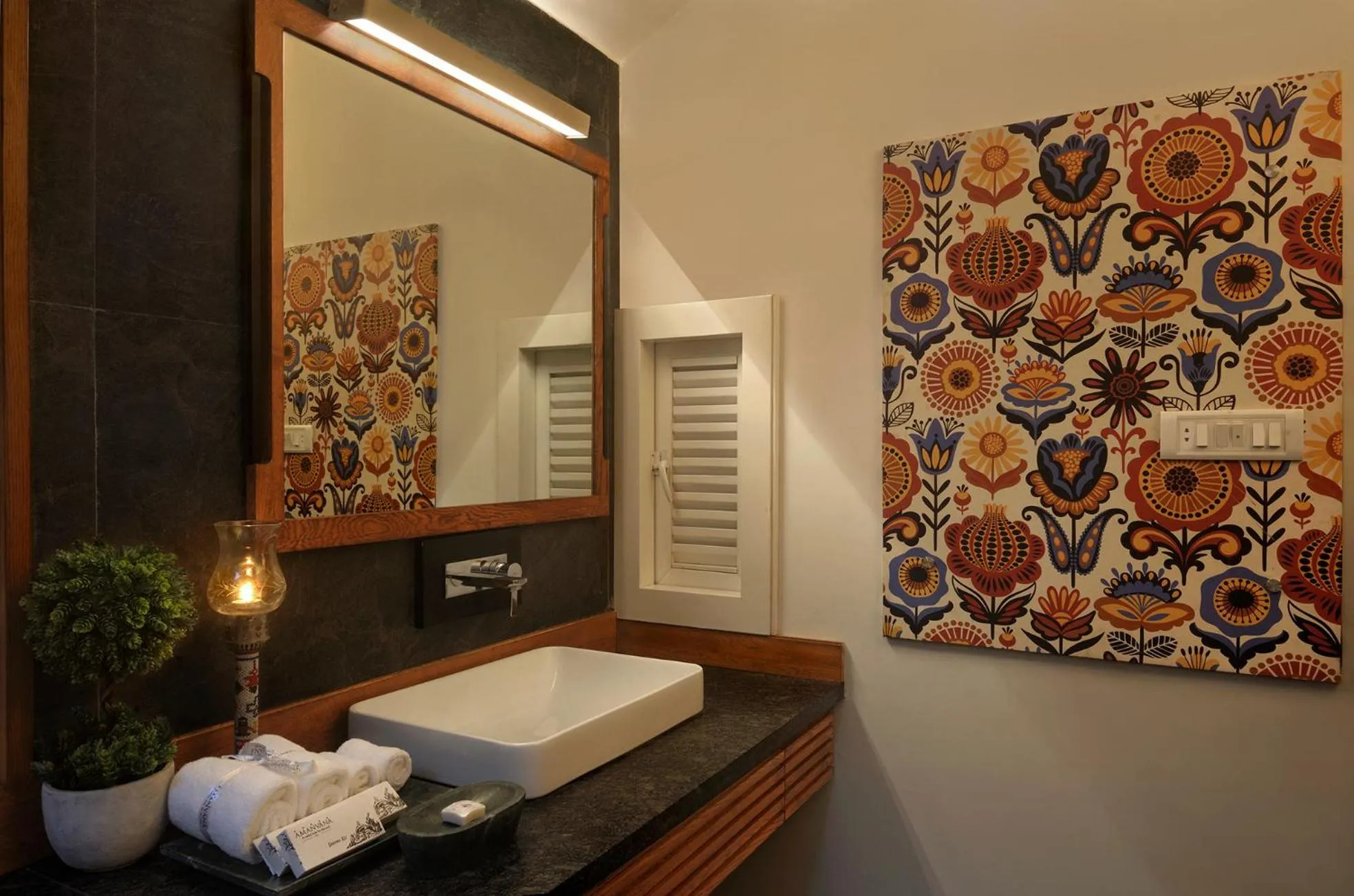 Bathroom in Amanvana Spa Resort, Coorg