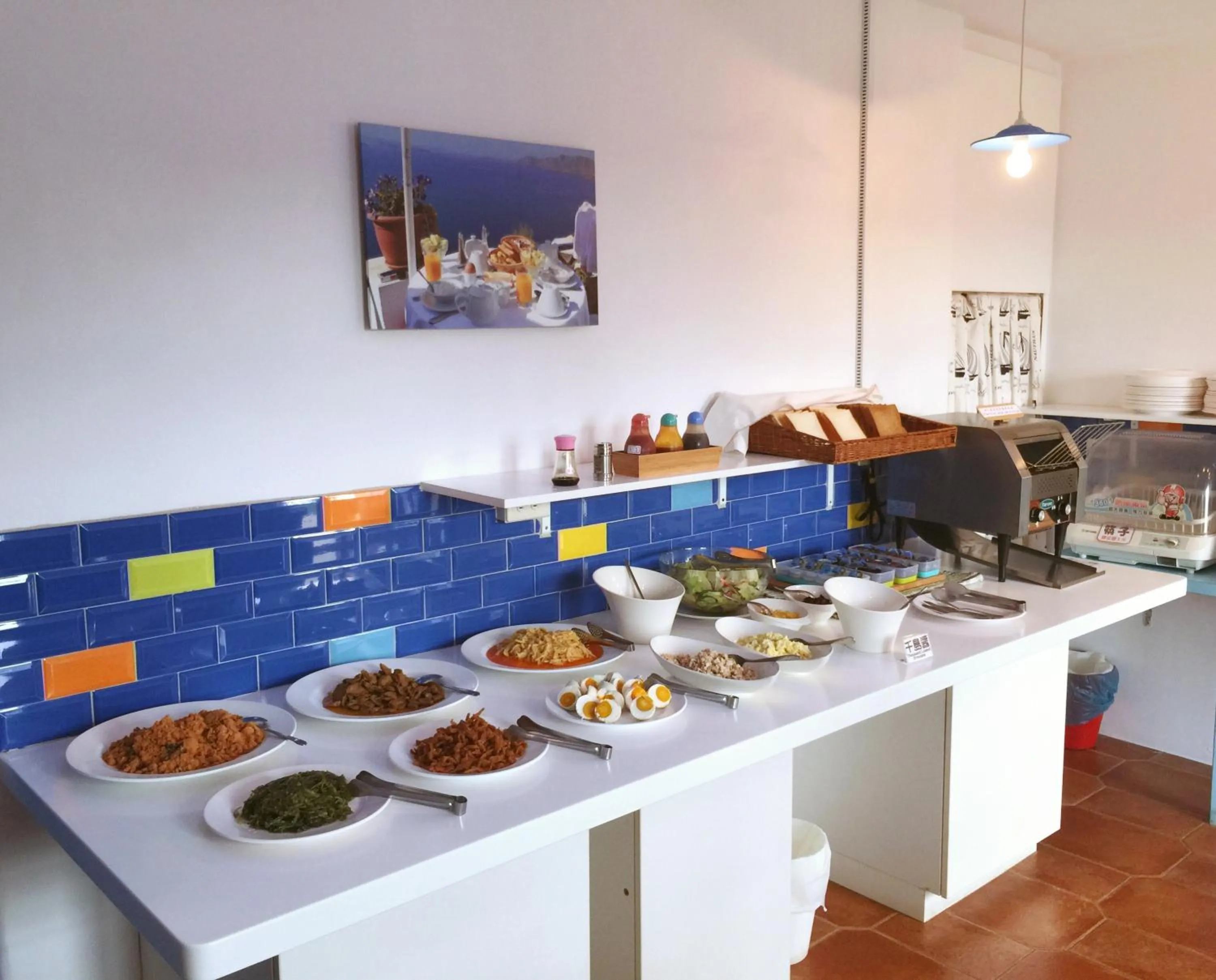 Buffet breakfast in Canaan B&B Kenting