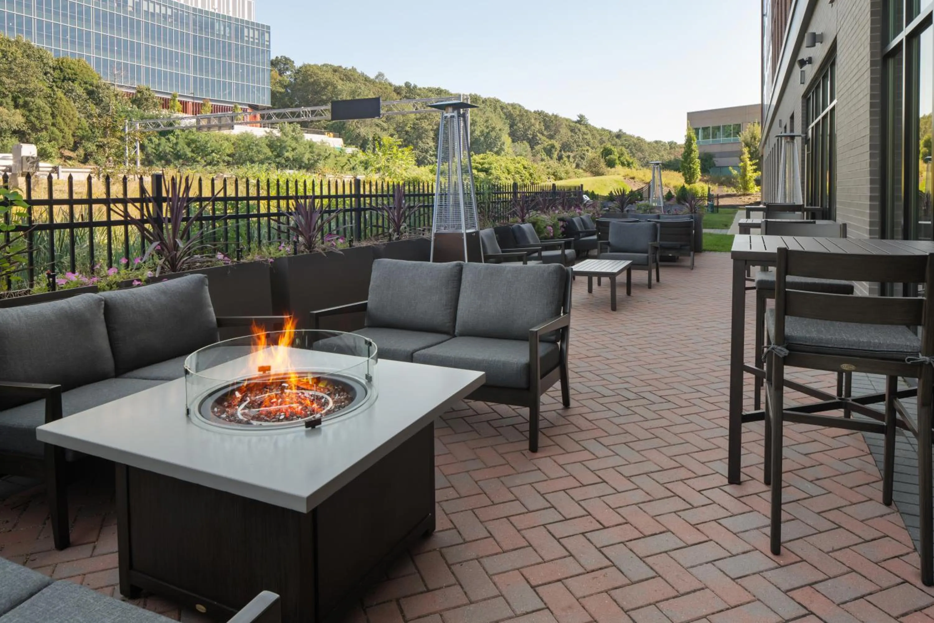 Patio in Residence Inn by Marriott Boston Waltham