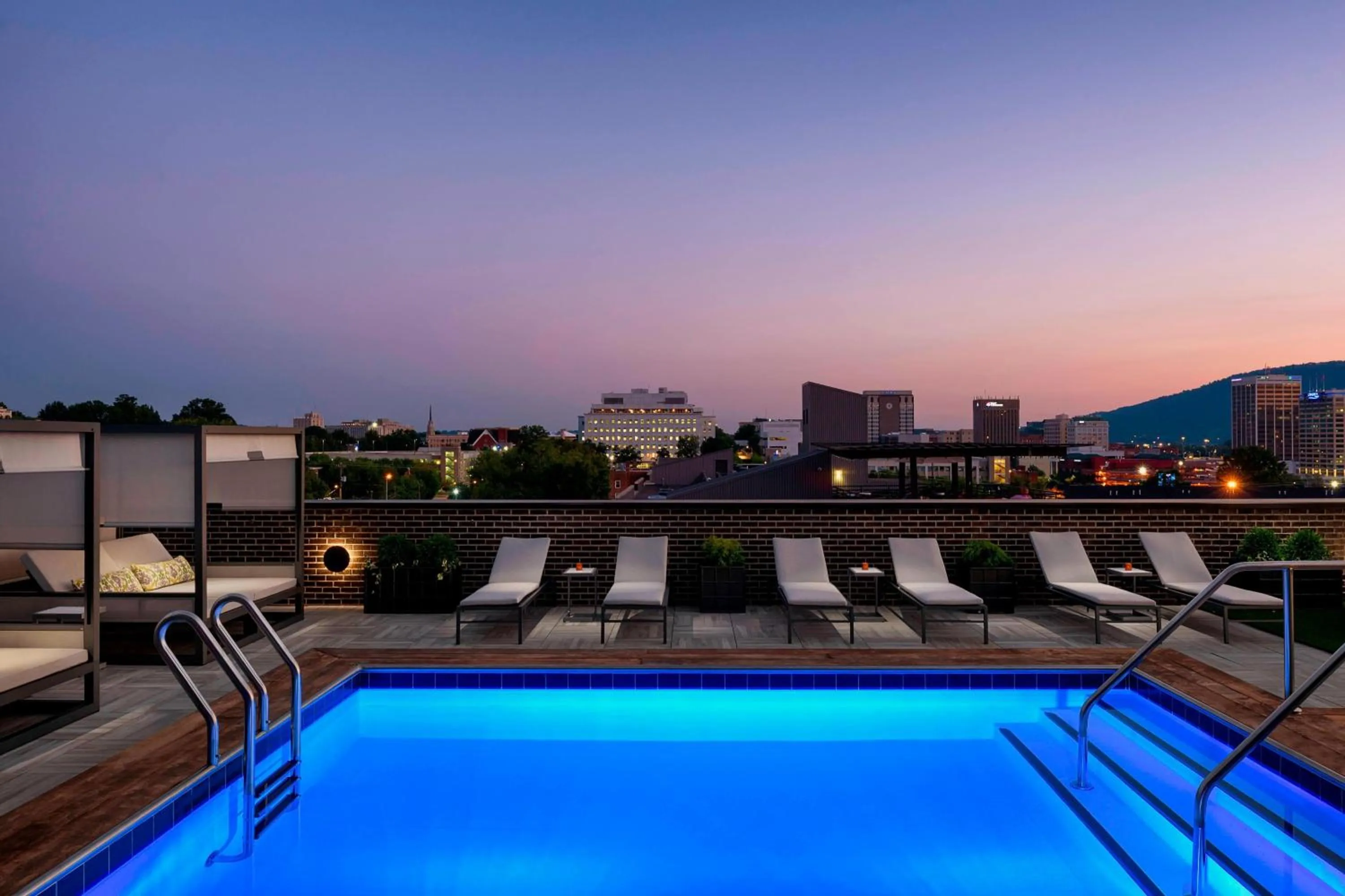 Swimming pool in The Edwin Hotel, Autograph Collection