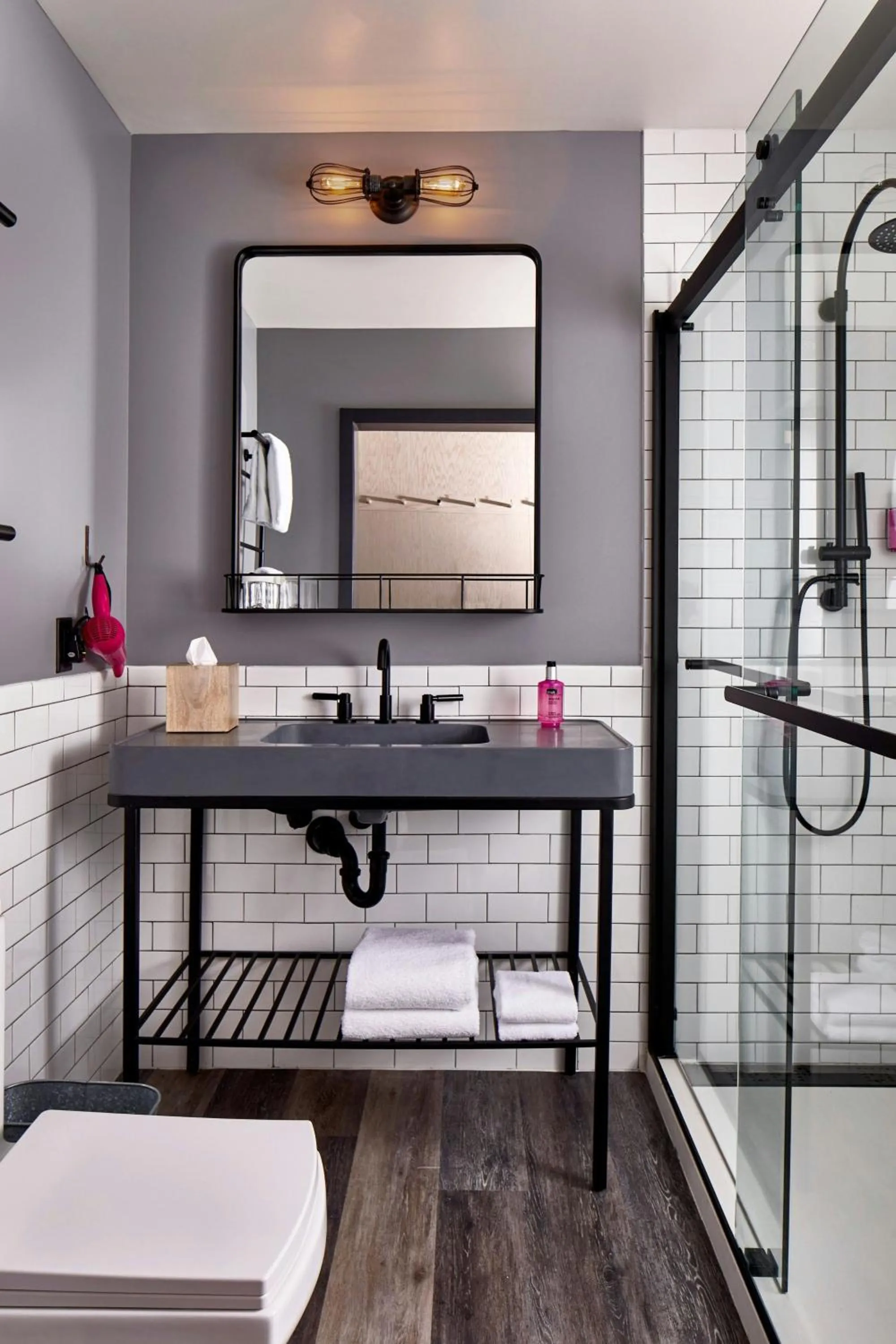 Bathroom in Moxy Chattanooga Downtown