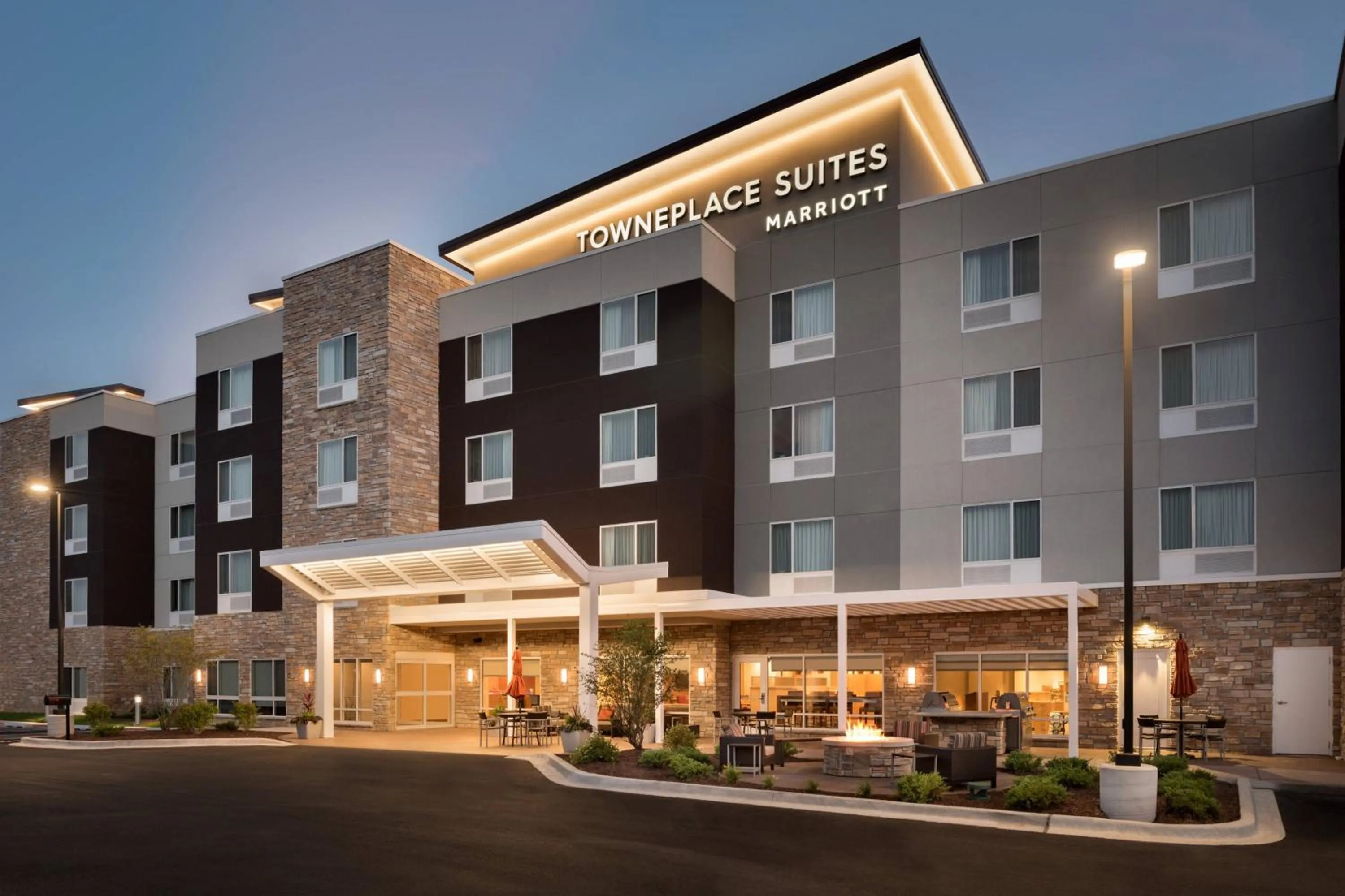 Property building in TownePlace Suites by Marriott Joliet Minooka