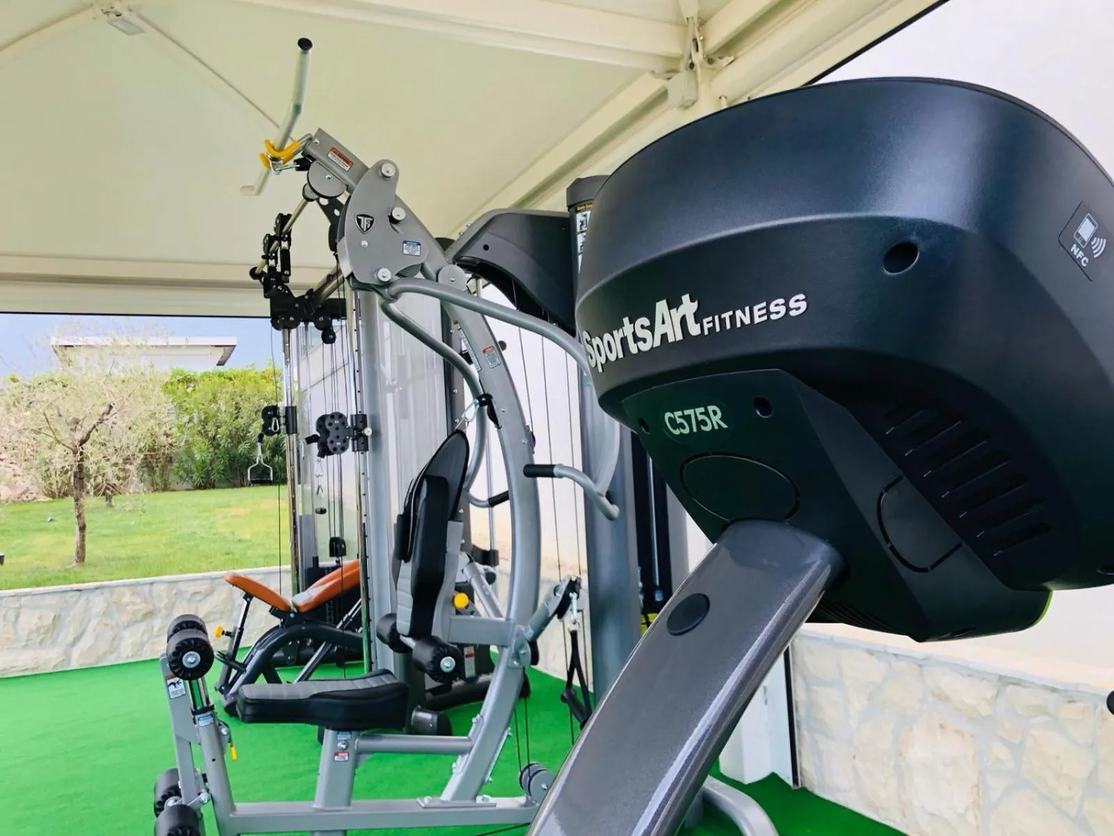 Fitness centre/facilities in Aparthotel Joel