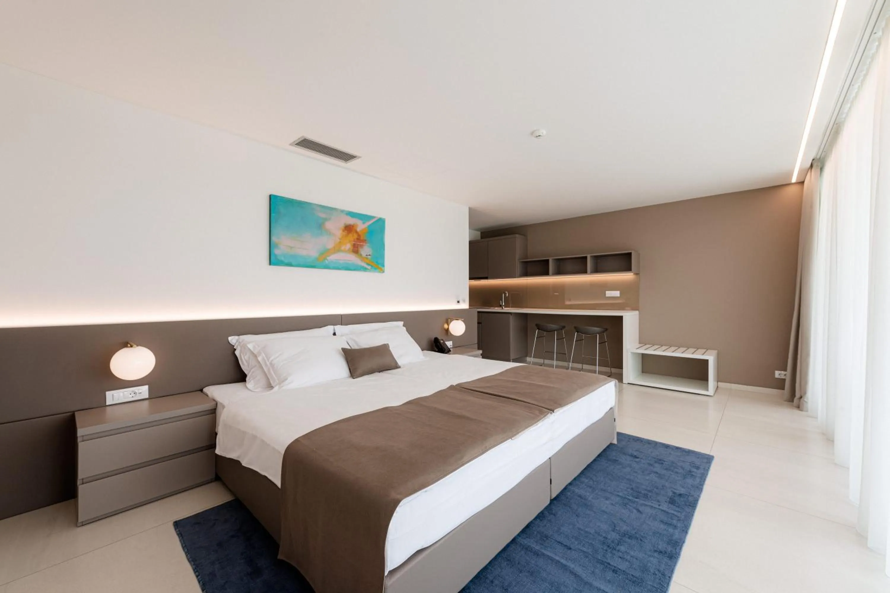 Bed in Aparthotel Joel