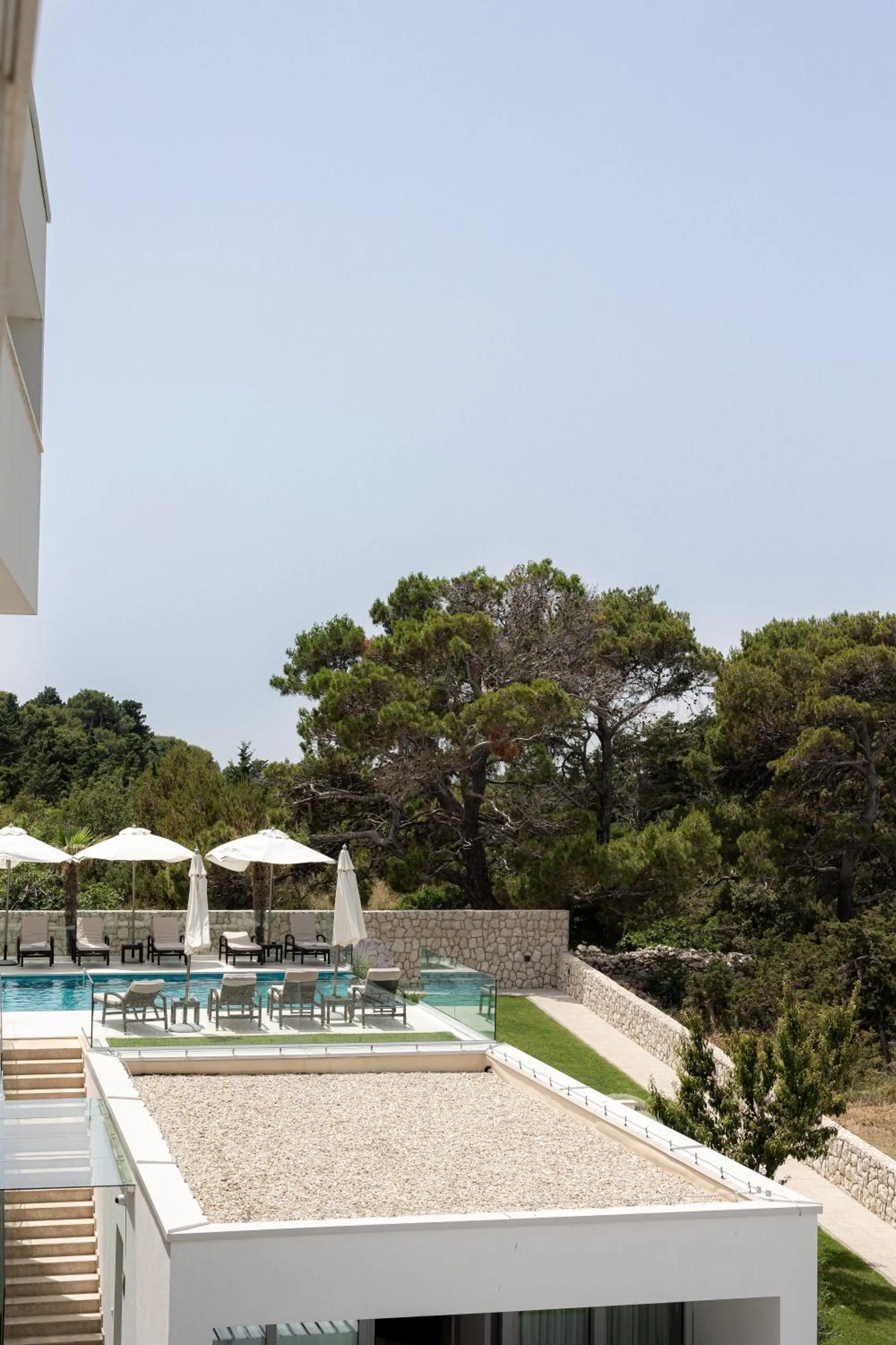 Pool view in Aparthotel Joel