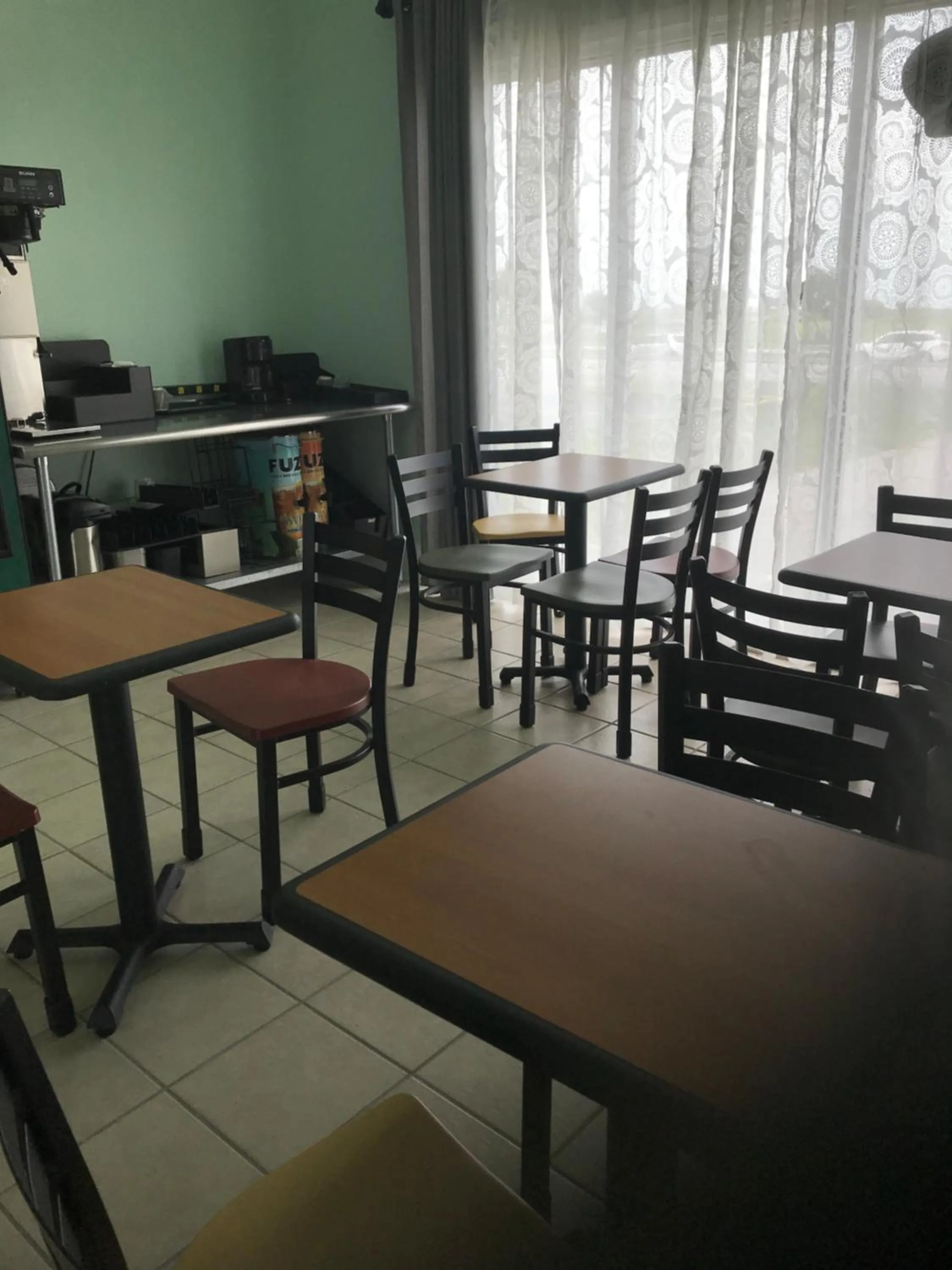 Continental breakfast in Bayfront Inn Biloxi