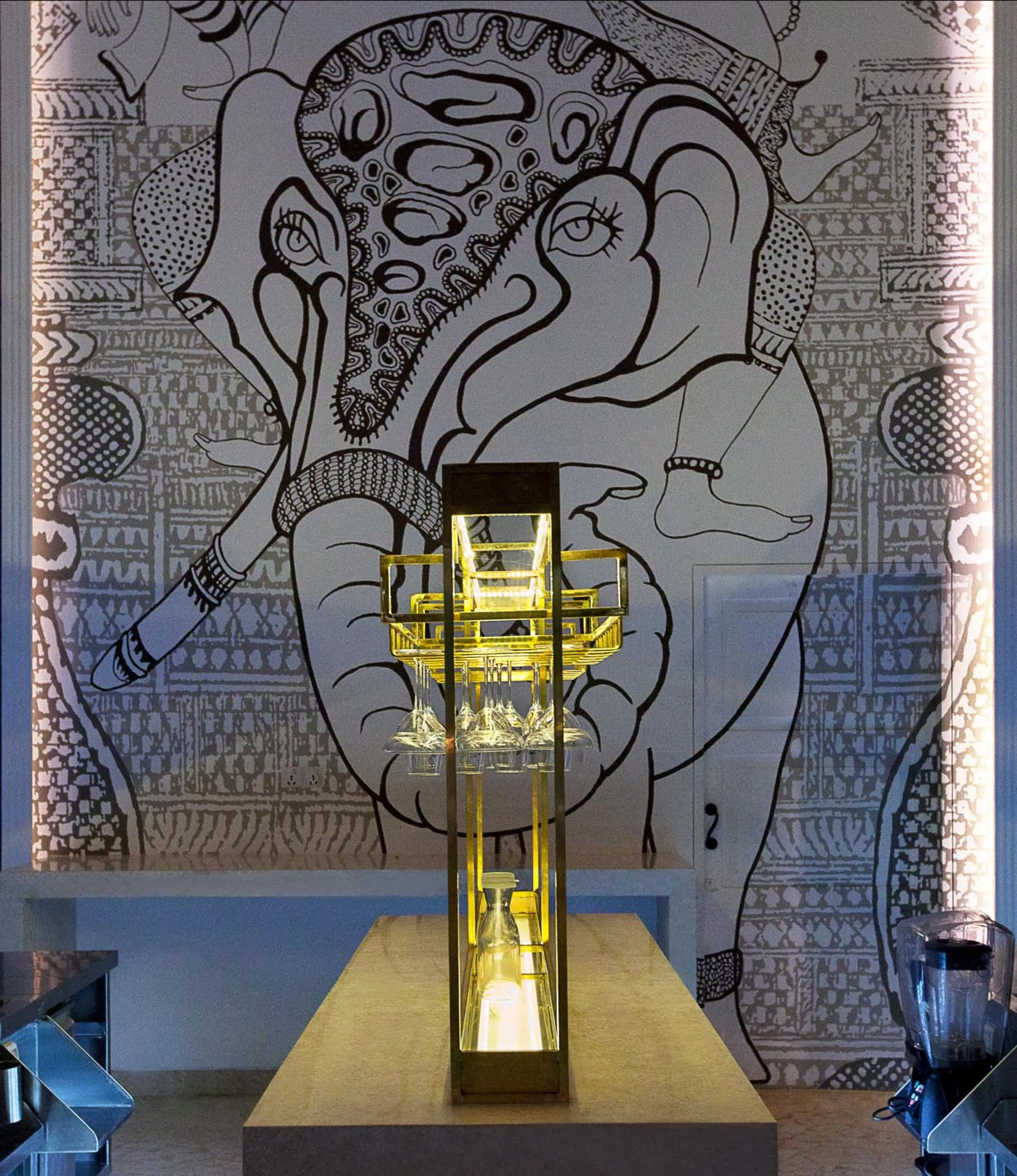 Decorative detail in Taj Bekal Resort & Spa, Kerala