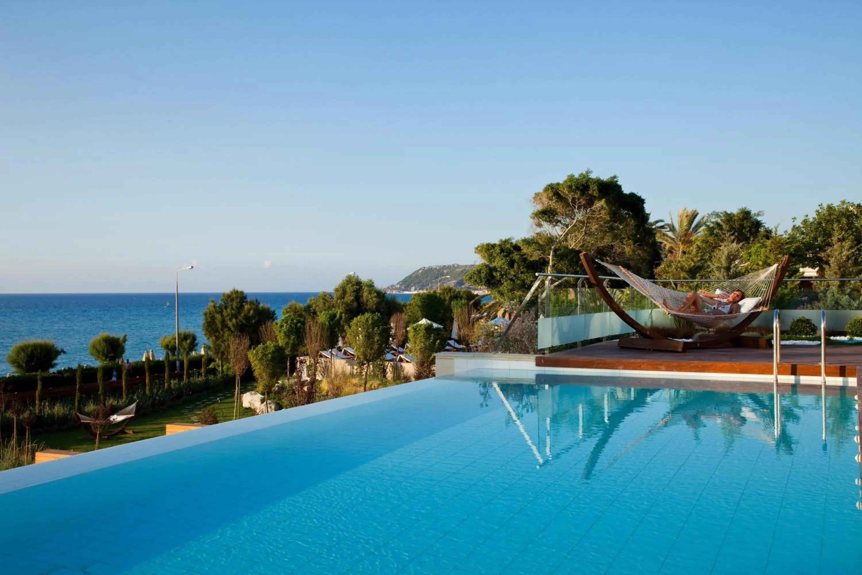View (from property/room), Swimming Pool in Elite Suites by Rhodes Bay