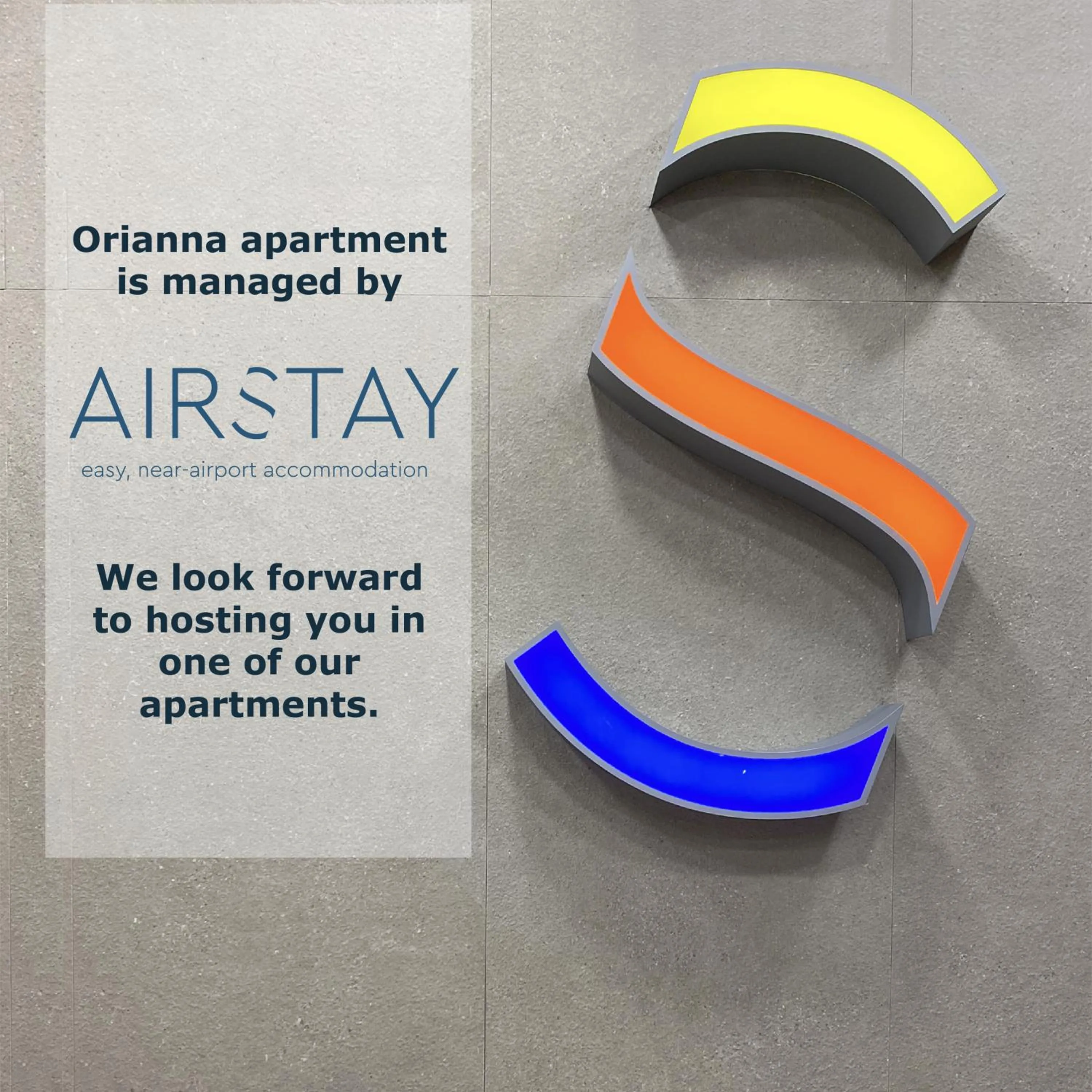 Property logo or sign in Orianna Apartment Airport by Airstay