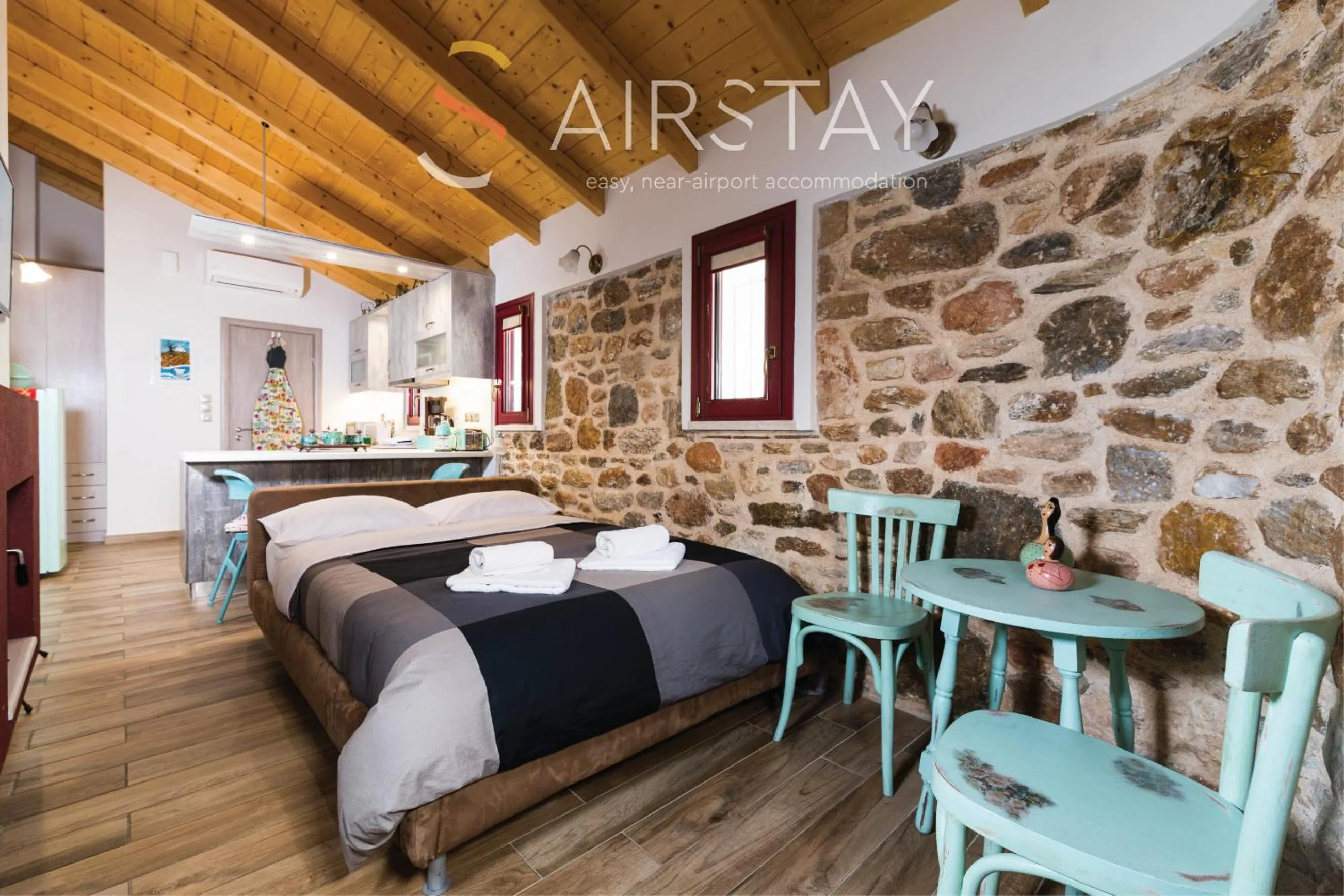 Photo of the whole room, Bed in Orianna Apartment Airport by Airstay