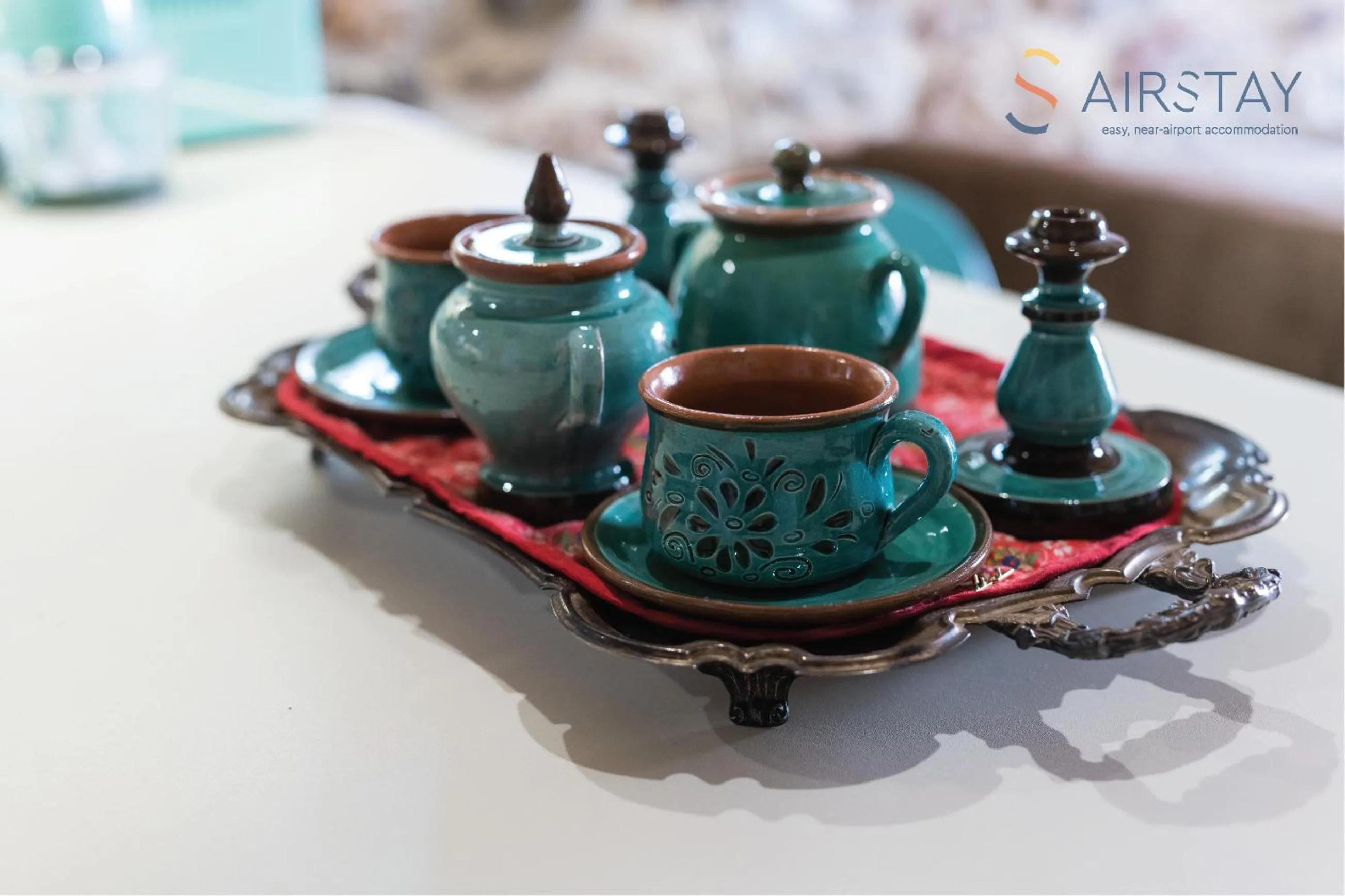 Coffee/tea facilities in Orianna Apartment Airport by Airstay