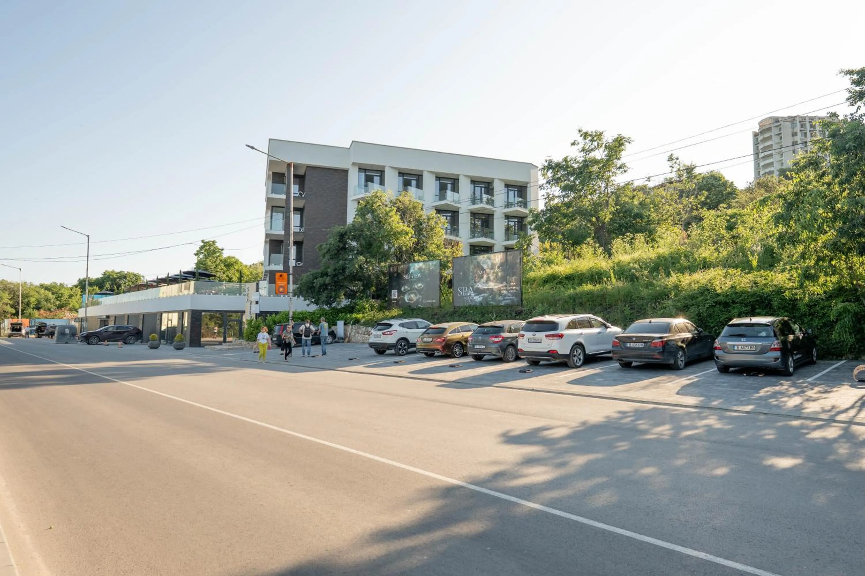 Parking in Aqua View SPA Boutique Hotel