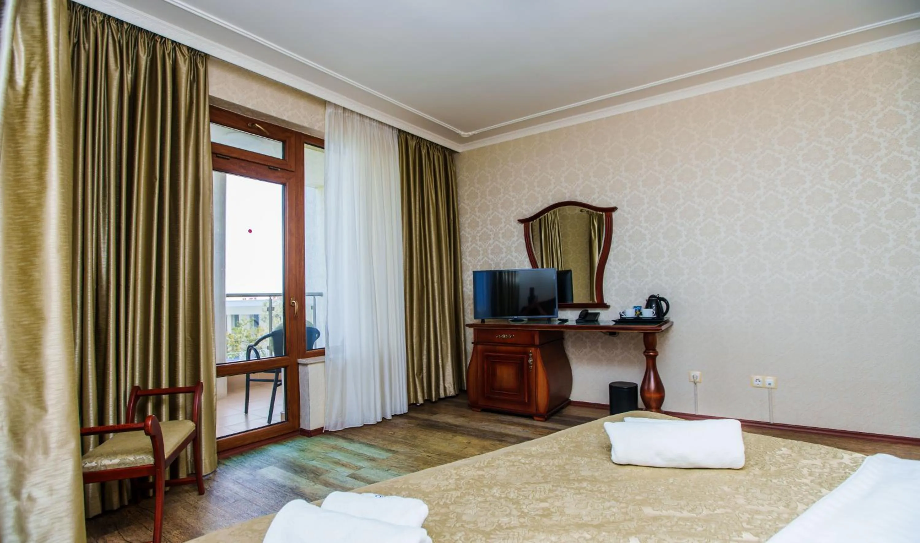 Bed in Aqua View SPA Boutique Hotel