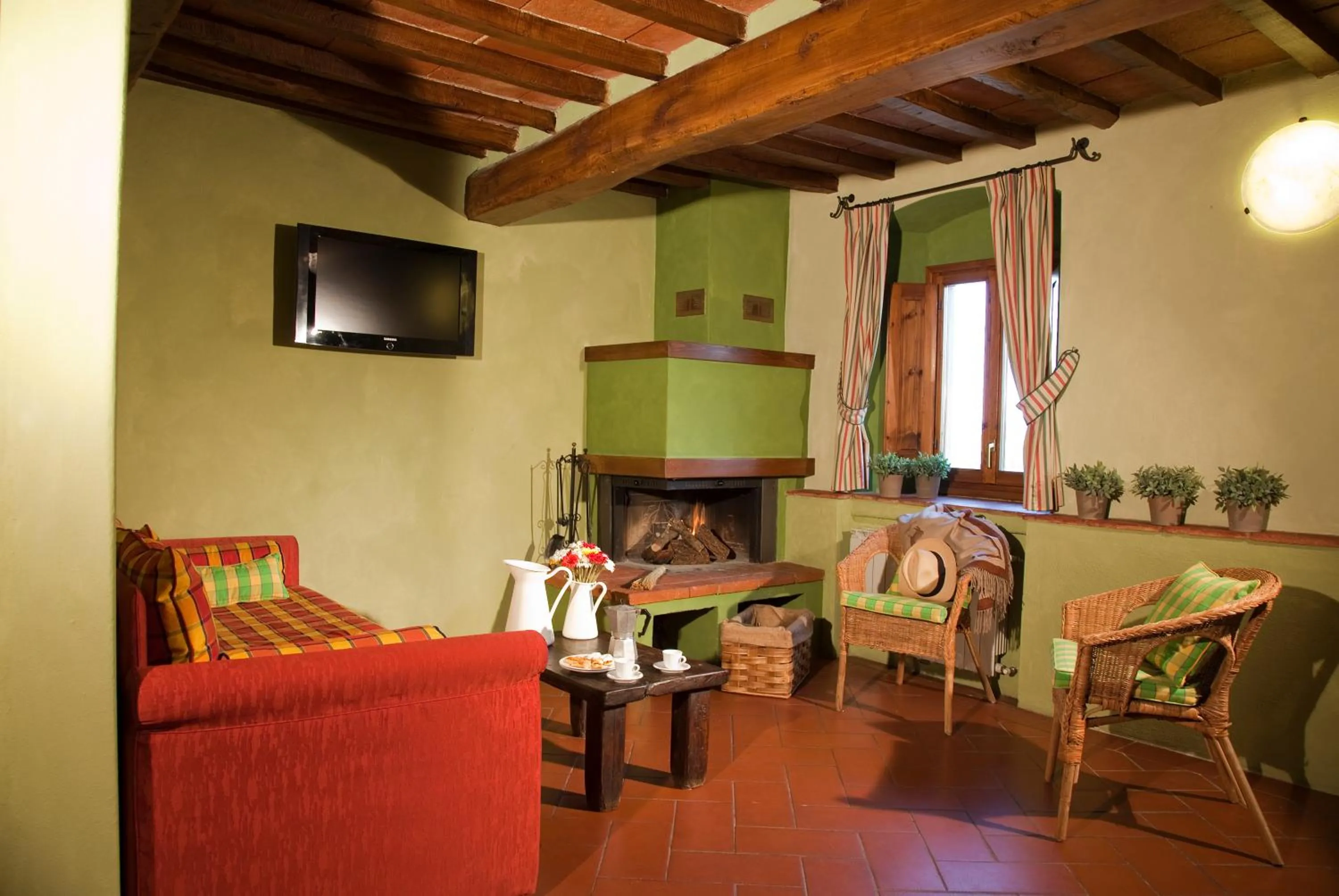 Living room in Florence Winery AgriResort - Fattoria Lavacchio