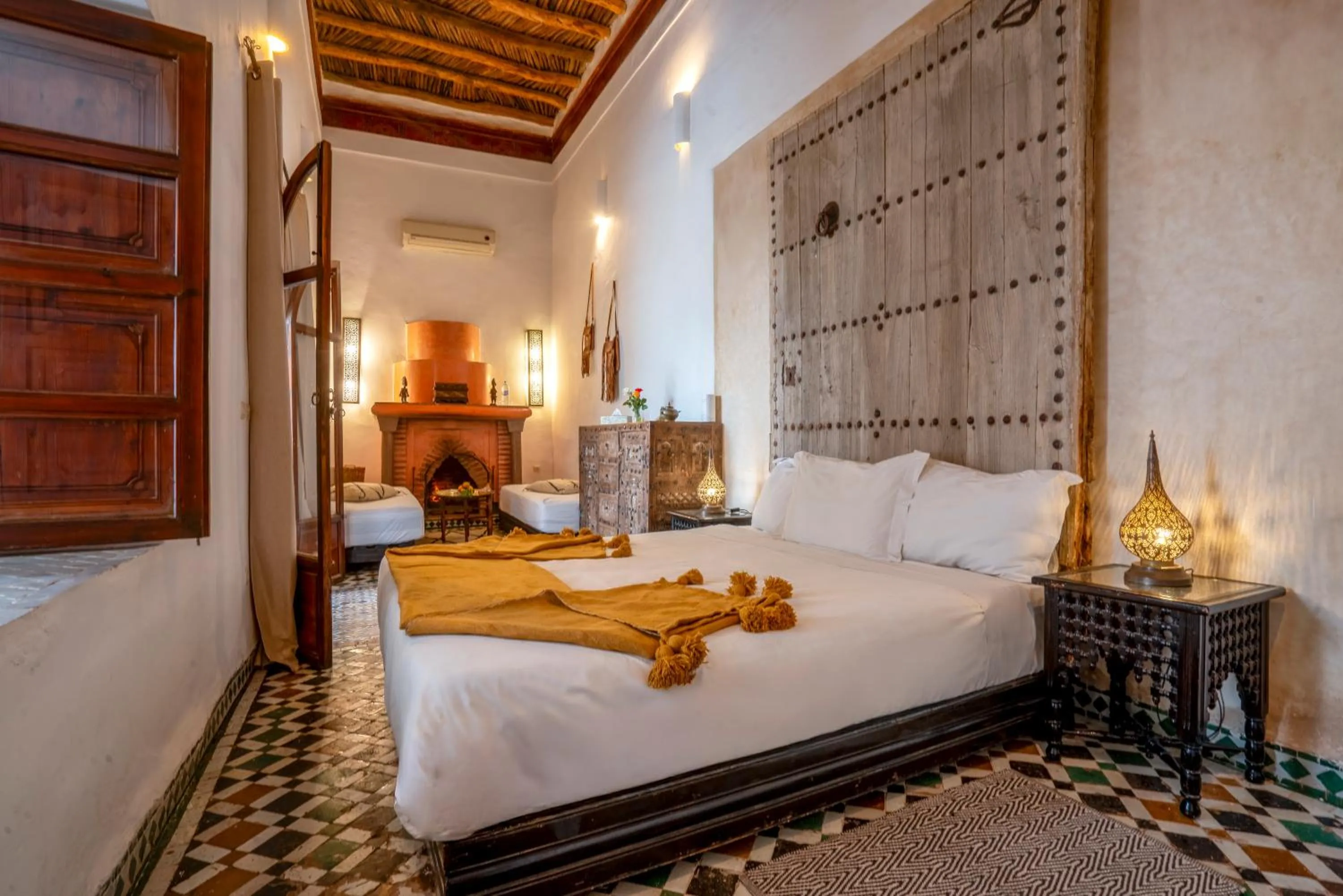 Bed in Riad Nora