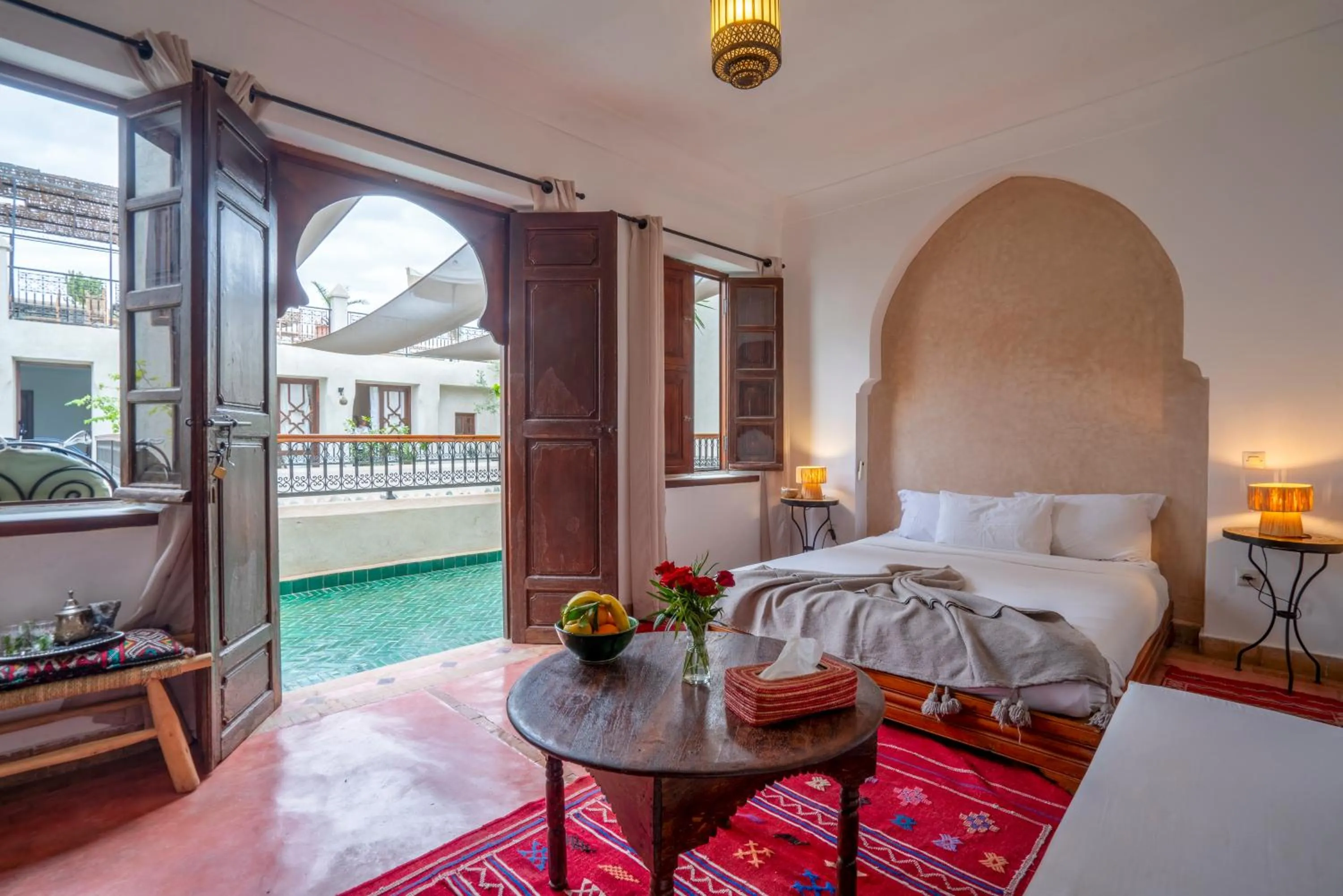 Bird's eye view in Riad Nora