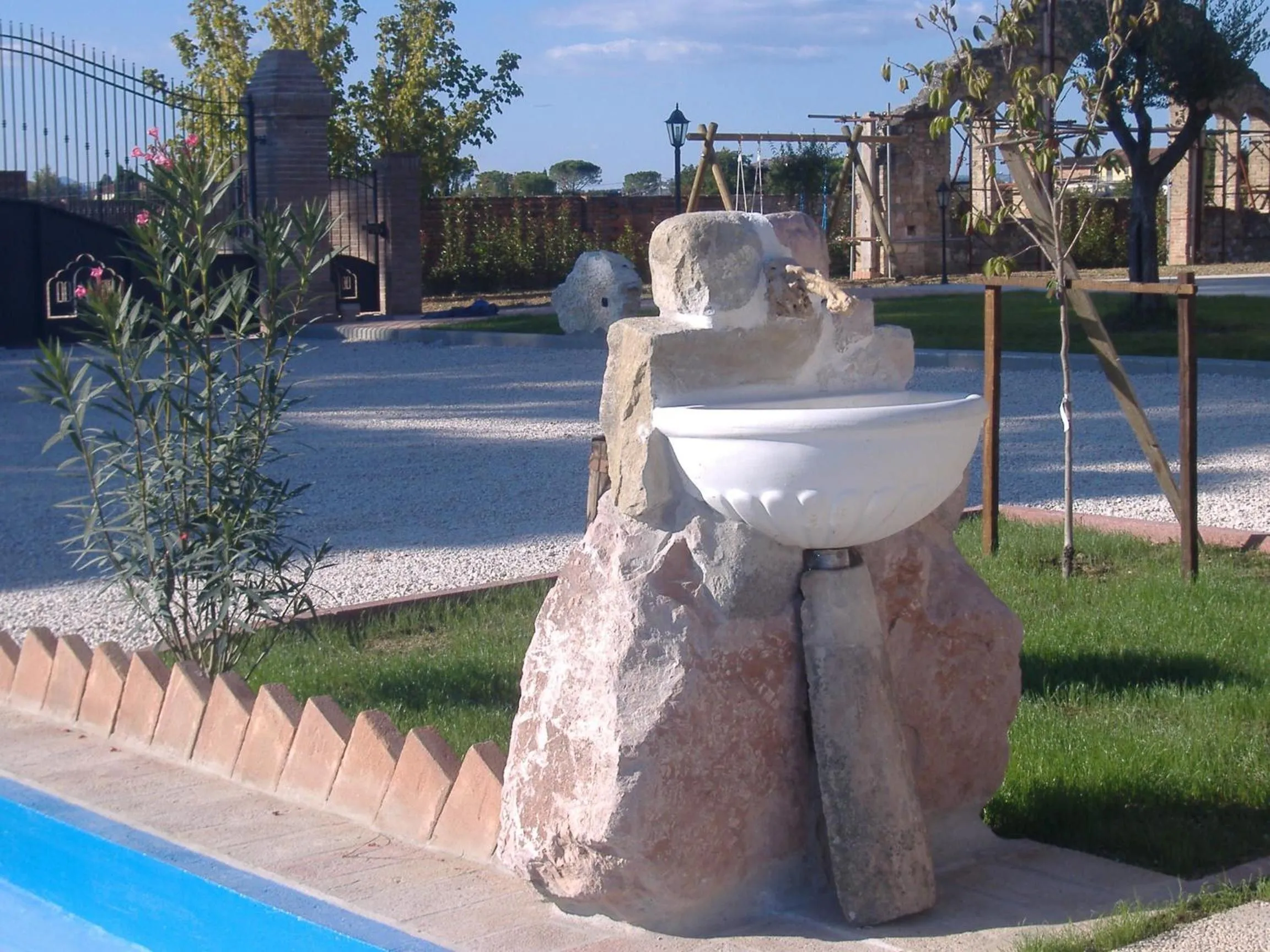 Garden view in Il Casale Della Fornace