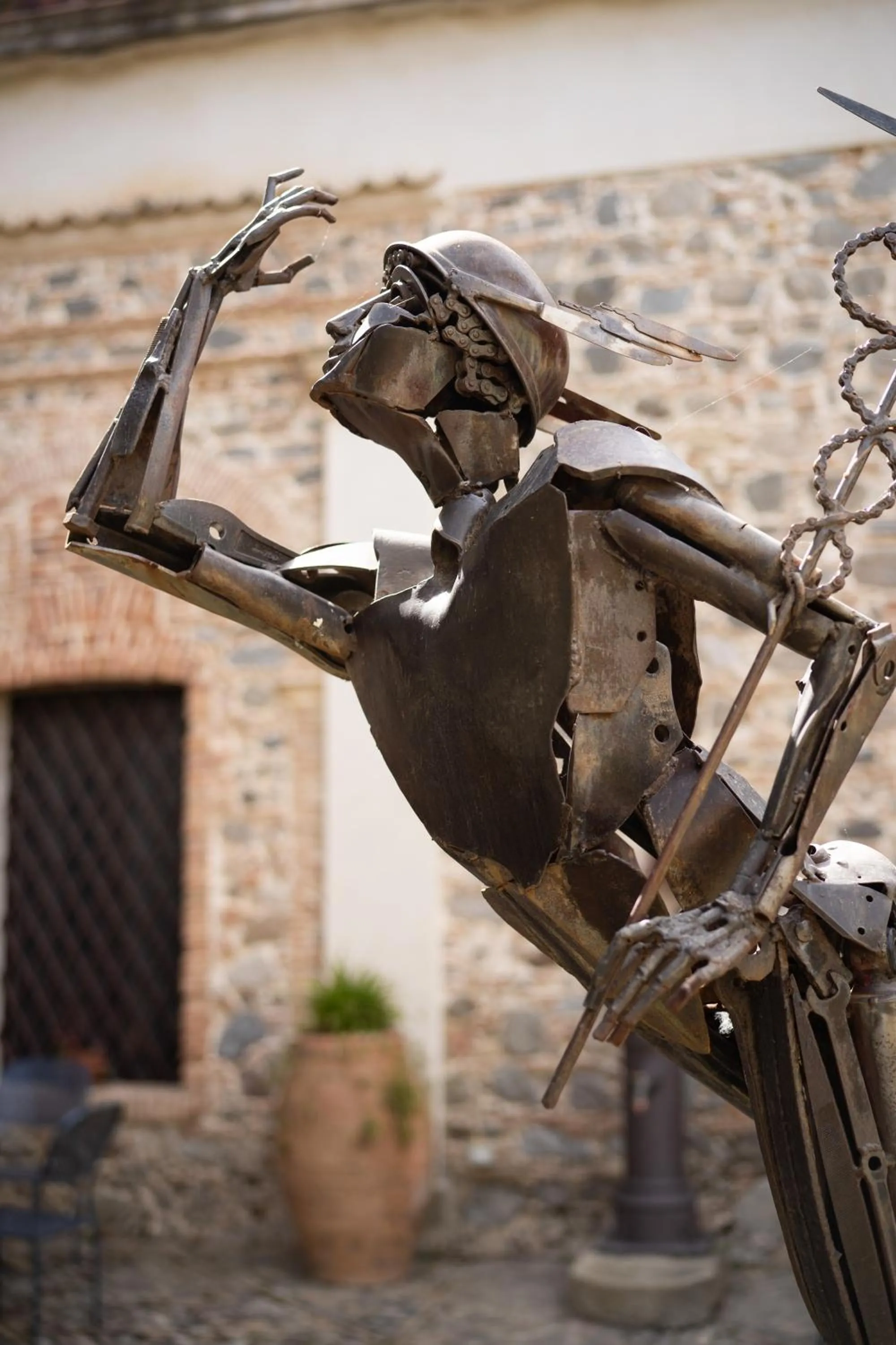 Decorative detail in Tenuta Ciminata Greco