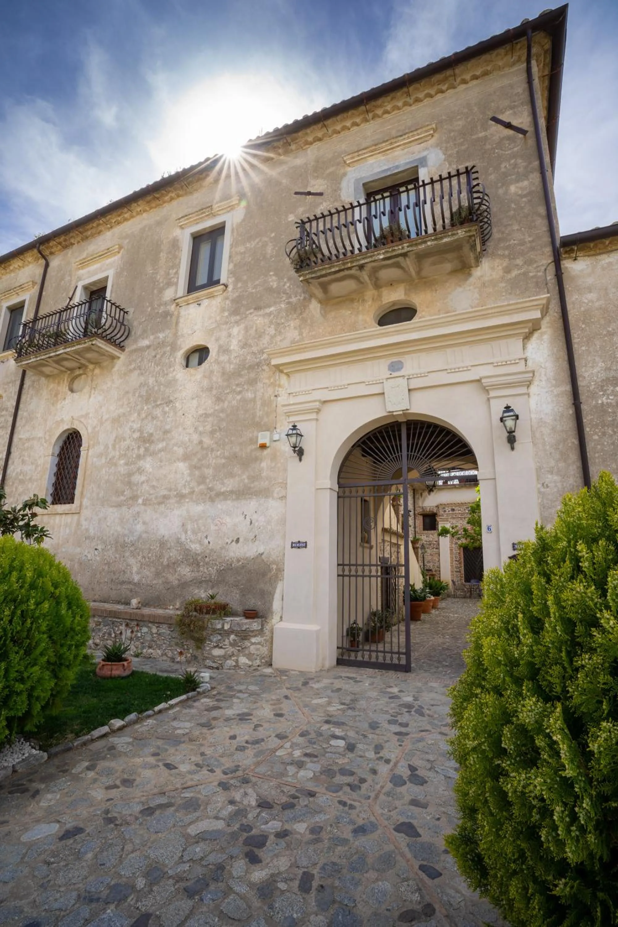 Facade/entrance in Tenuta Ciminata Greco