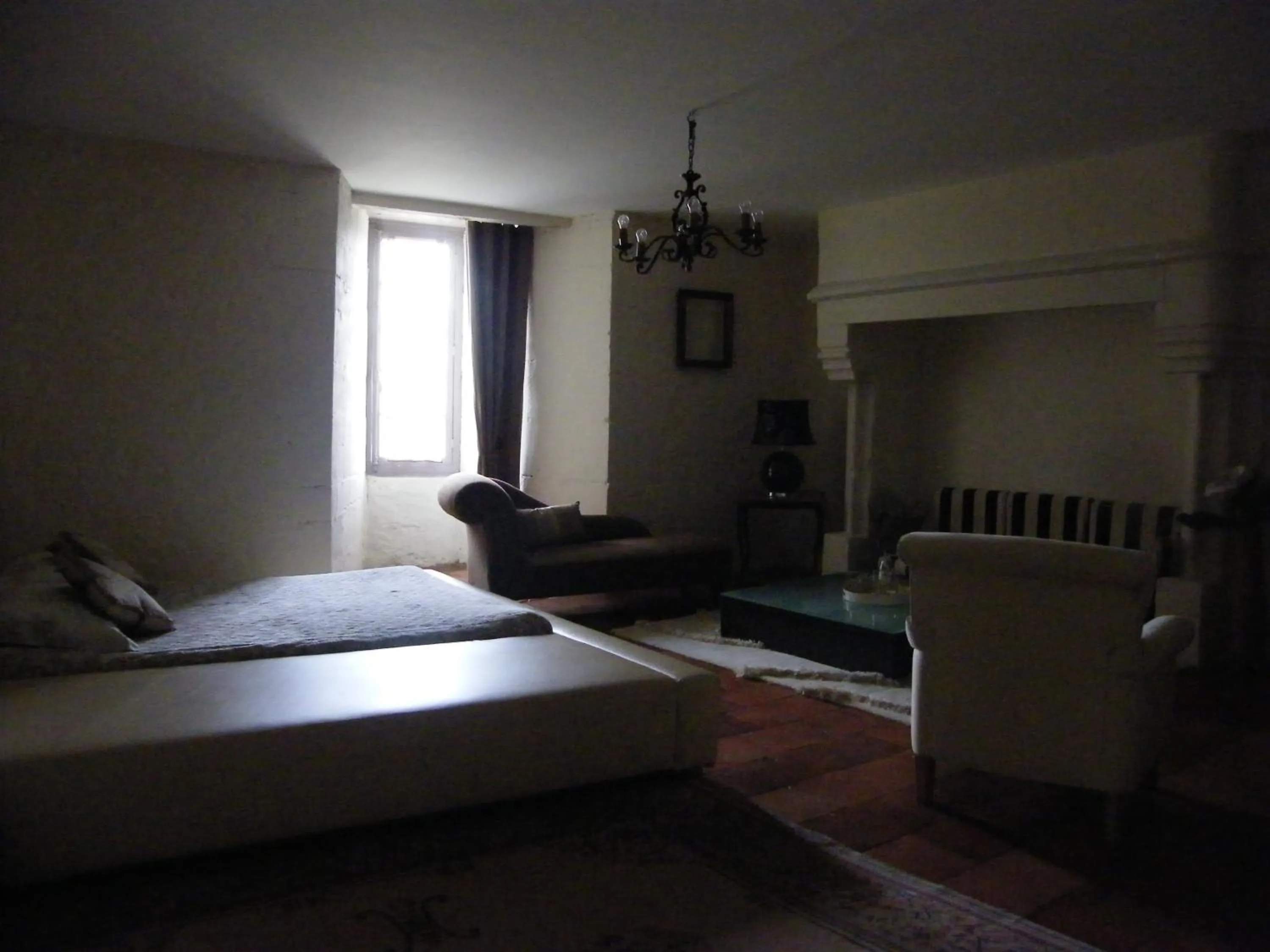 Decorative detail, Bed in Château des Martinanches