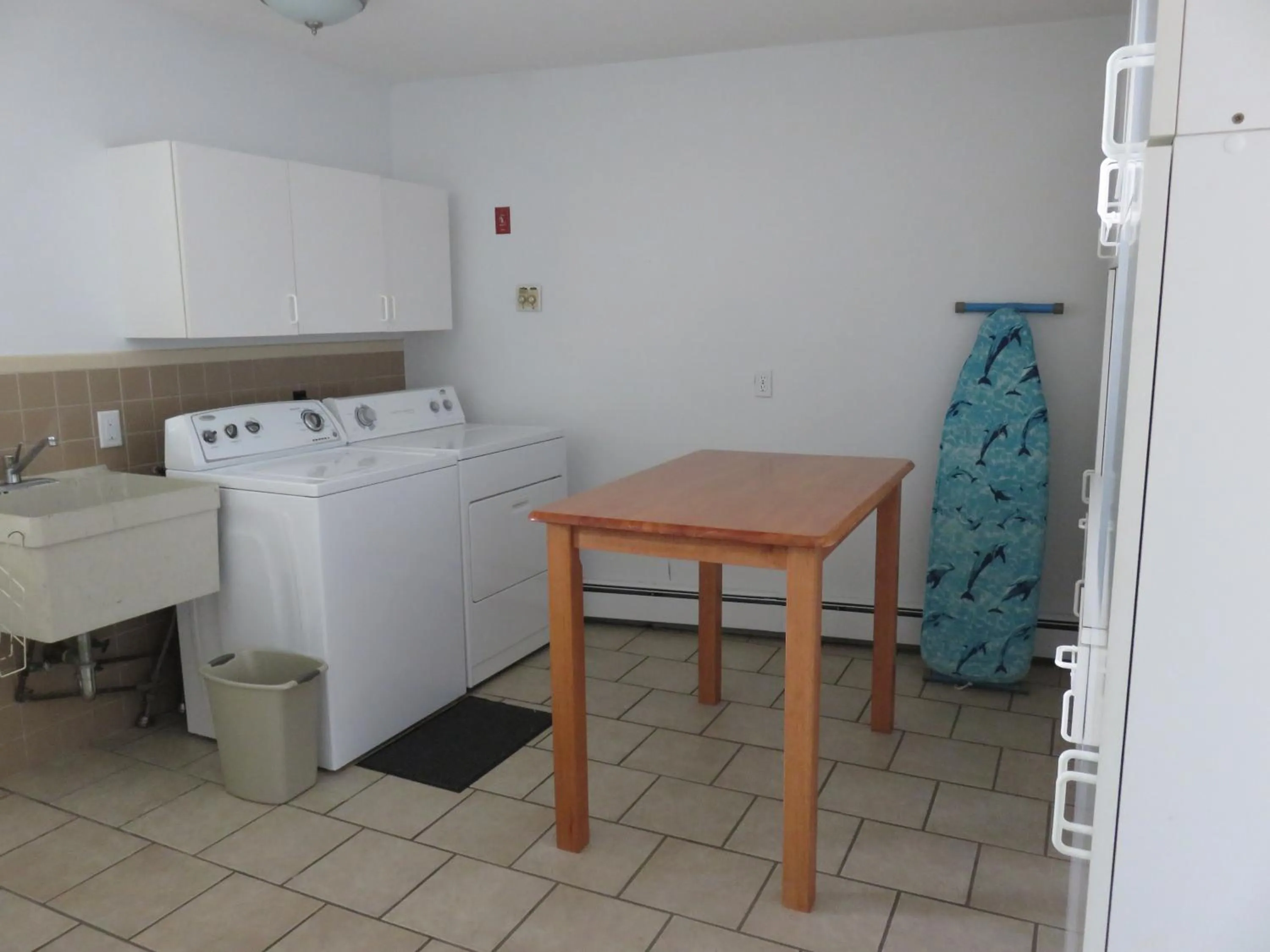 laundry in Self-Sufficient Cottages at Even'tide Resort