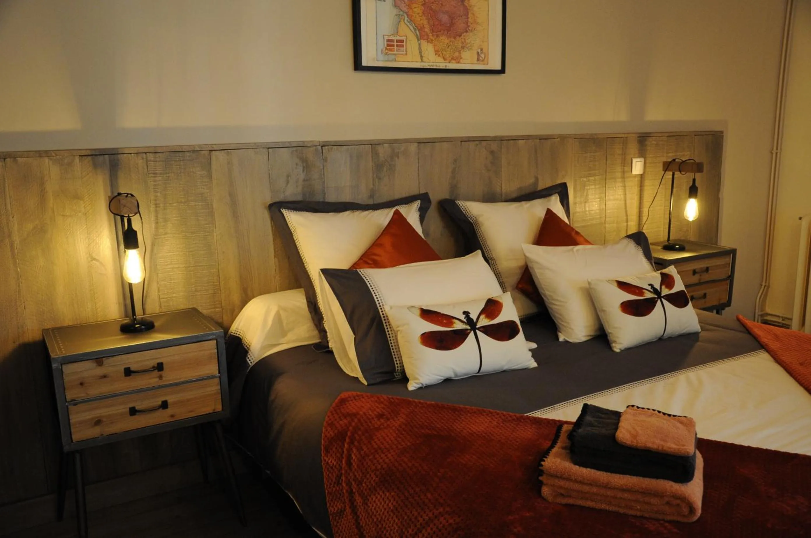 Bed in Le Nid de Sigogne