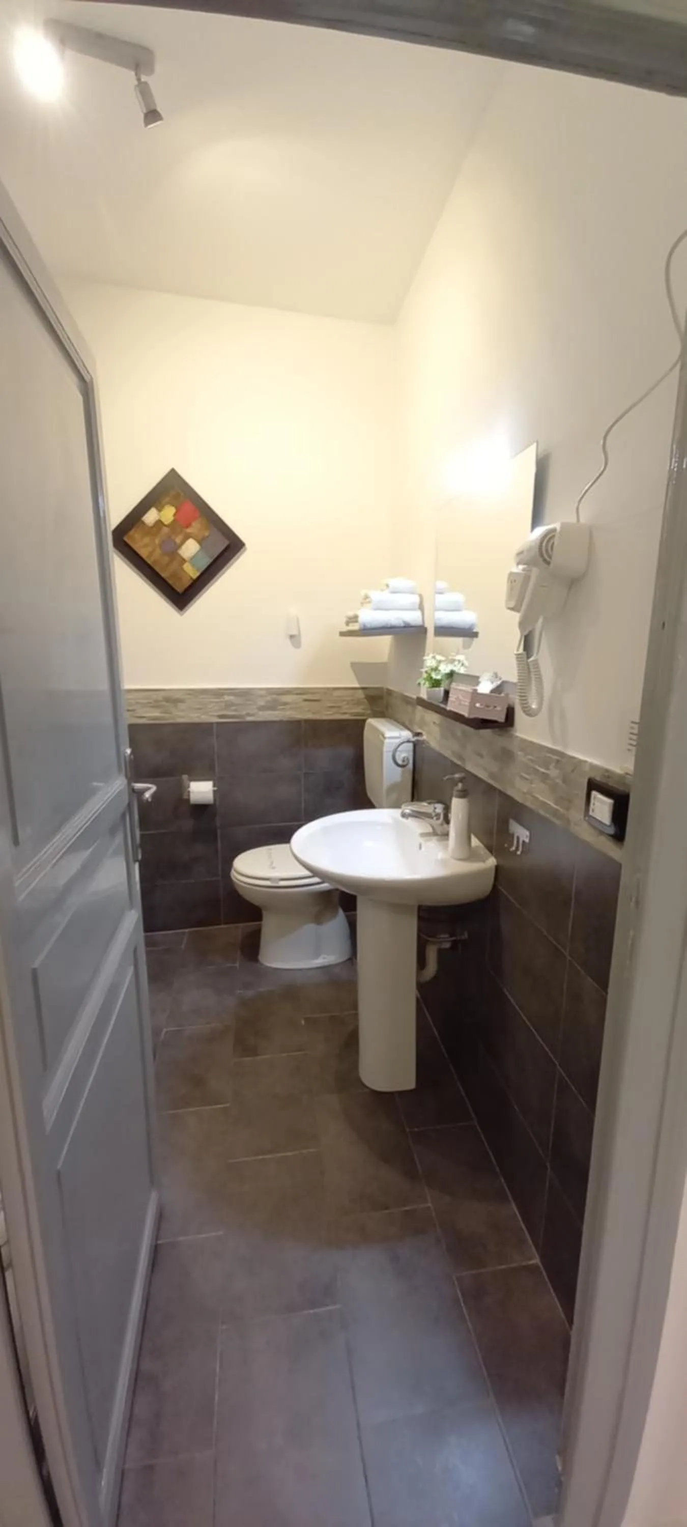 Bathroom in BED&BOOK Palazzo Cutelli